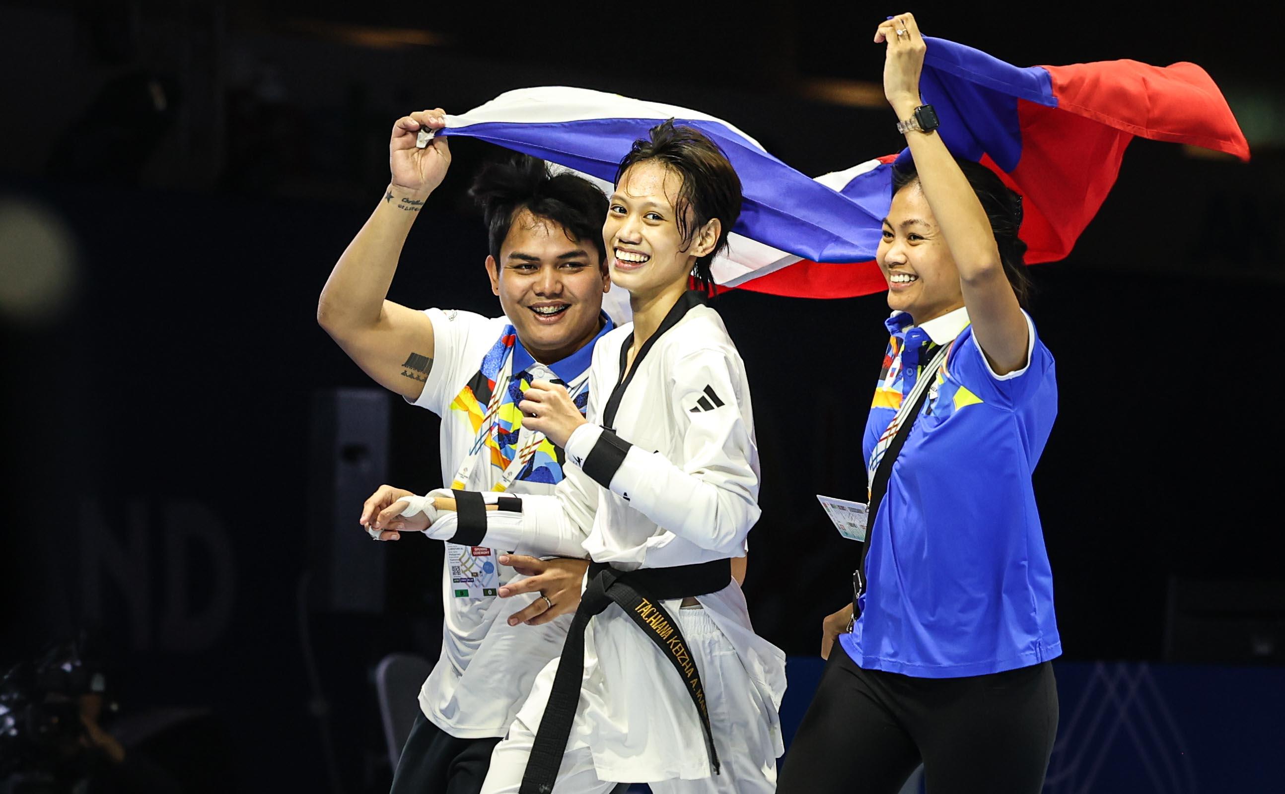 Taekwondo’s Tachiana Mangin wins PH’s 7th gold in 2025 SEA Games