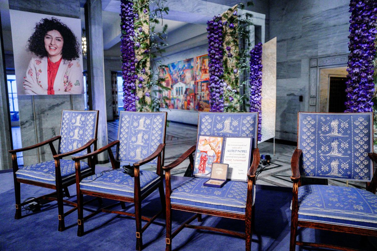 Nobel Peace Prize laureate Narges Mohammadi