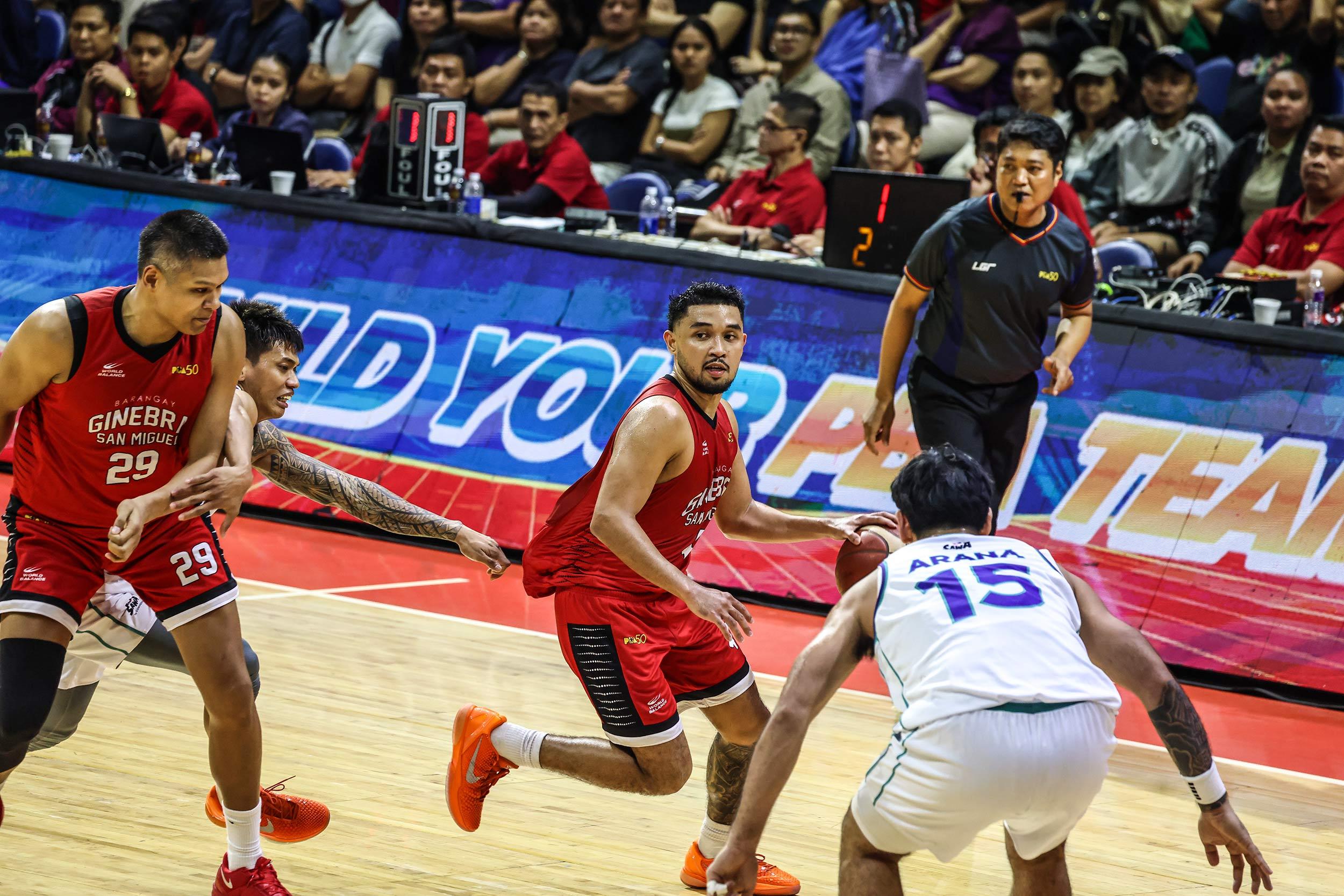 RJ Abarrientos Barangay Ginebra vs Converge PBA