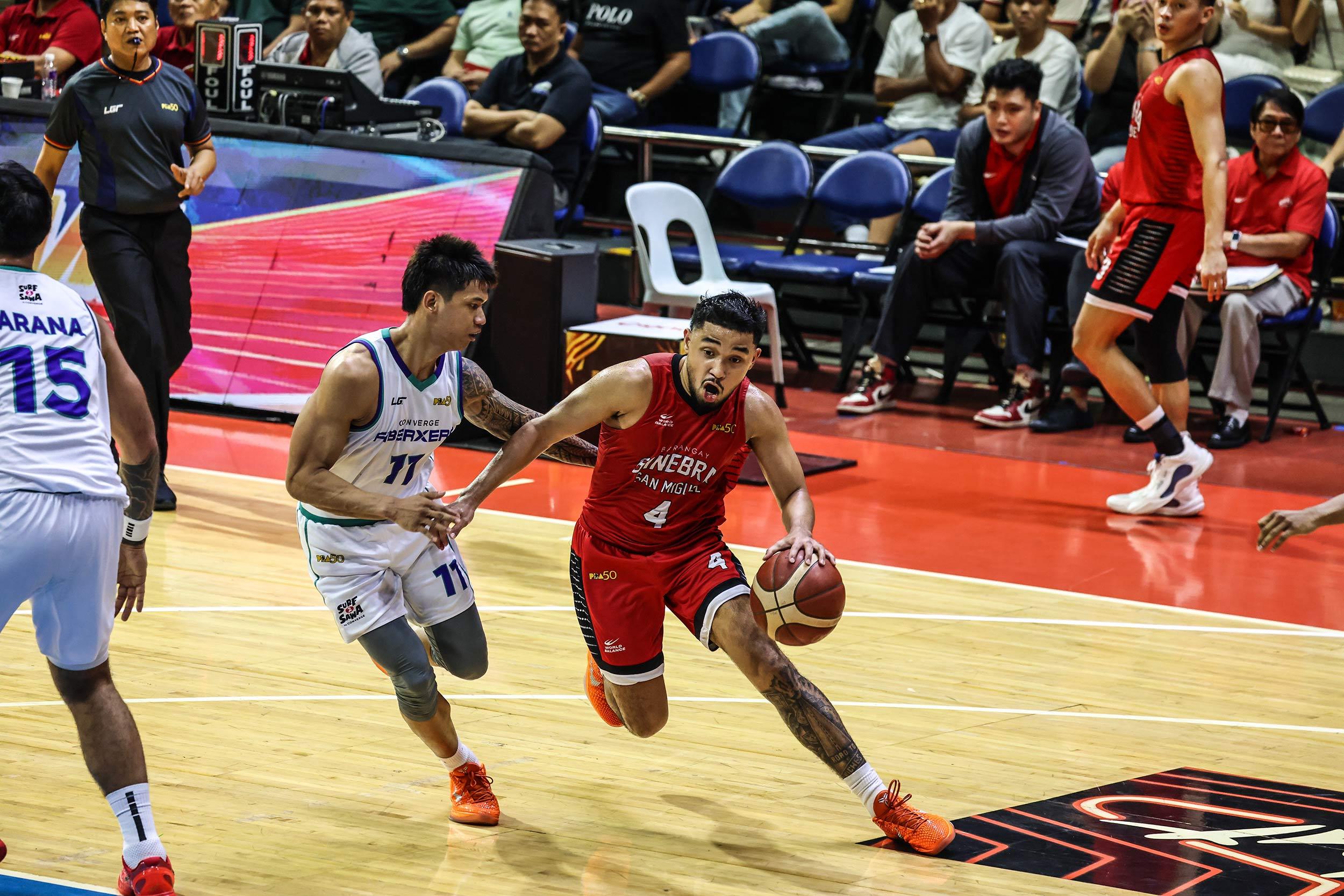 PBA: RJ Abarrientos drops career-high 35, tows Ginebra past Converge to force do-or-die QF match