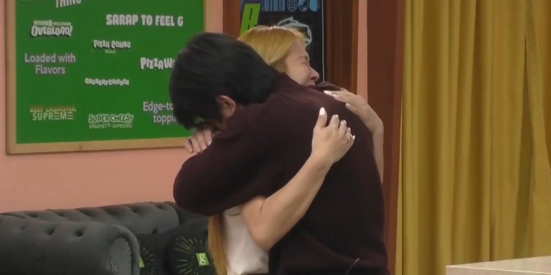 Rave Victoria tears up as he reunites with his mom 