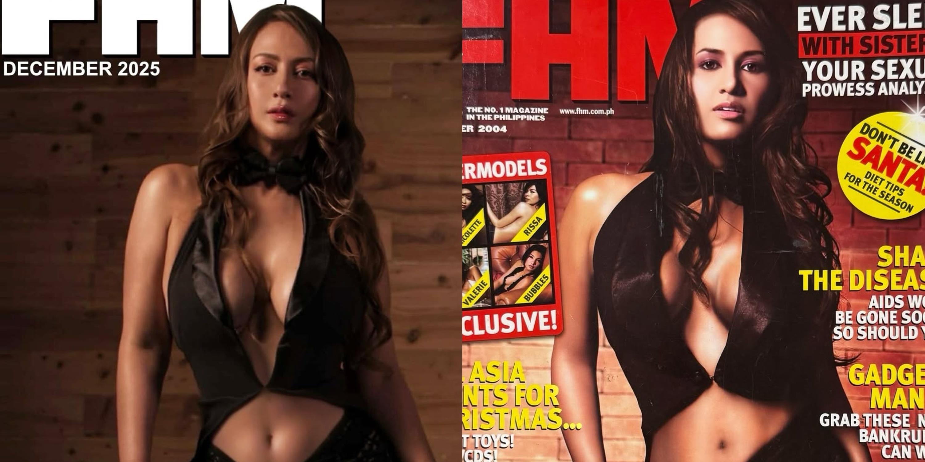 Regine Tolentino recreates 2004 FHM cover