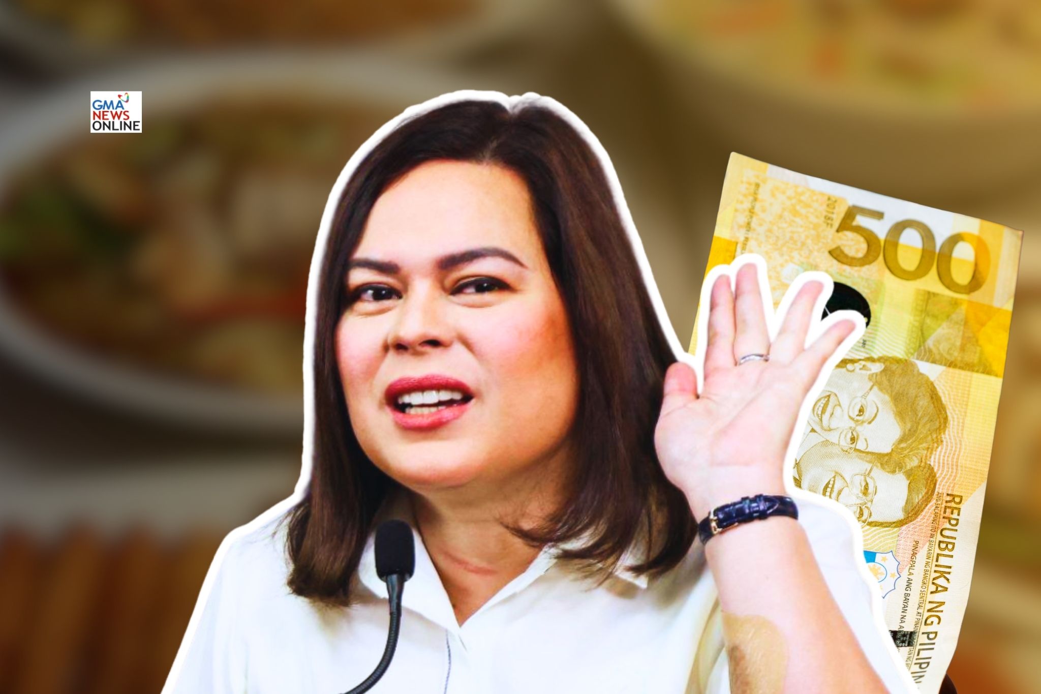 VP Sara slams DTI's P500 Noche Buena claim