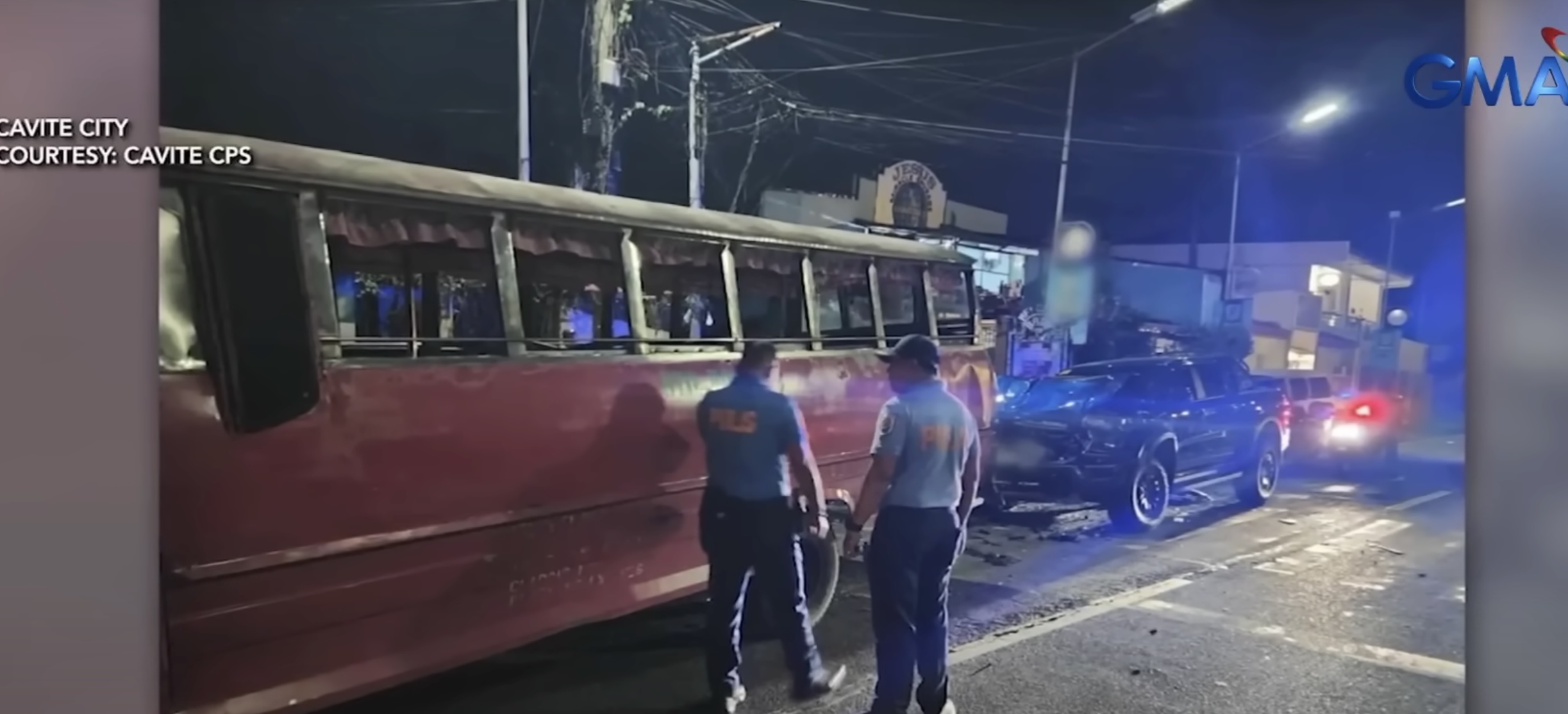 Tanod, patay sa pang-aararo ng pickup sa 3 sasakyan sa Cavite City