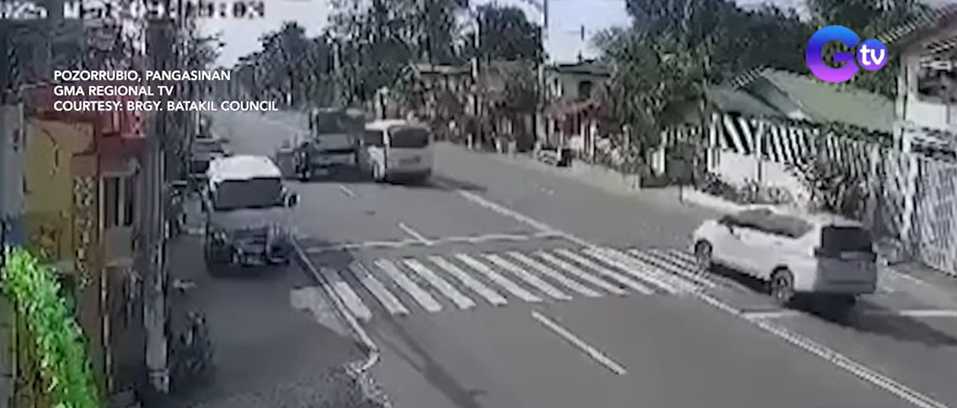 Van na lumipat ng linya, nagdulot ng karambola ng 5 sasakyan; 6, sugatan