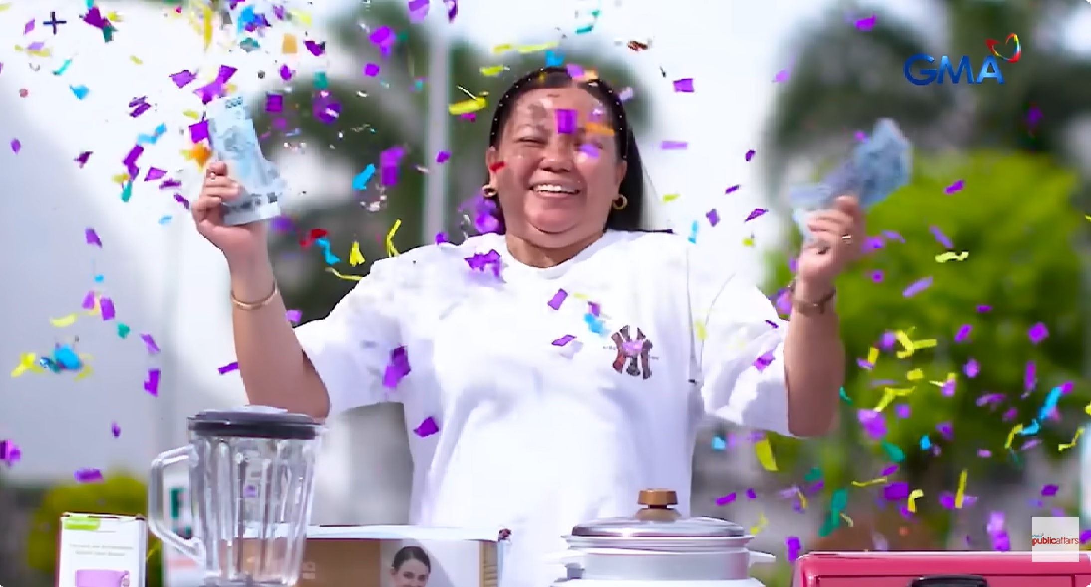 Babaeng suwerte sa raffle, umabot na raw sa P1-M ang halaga ng mga napanalunan