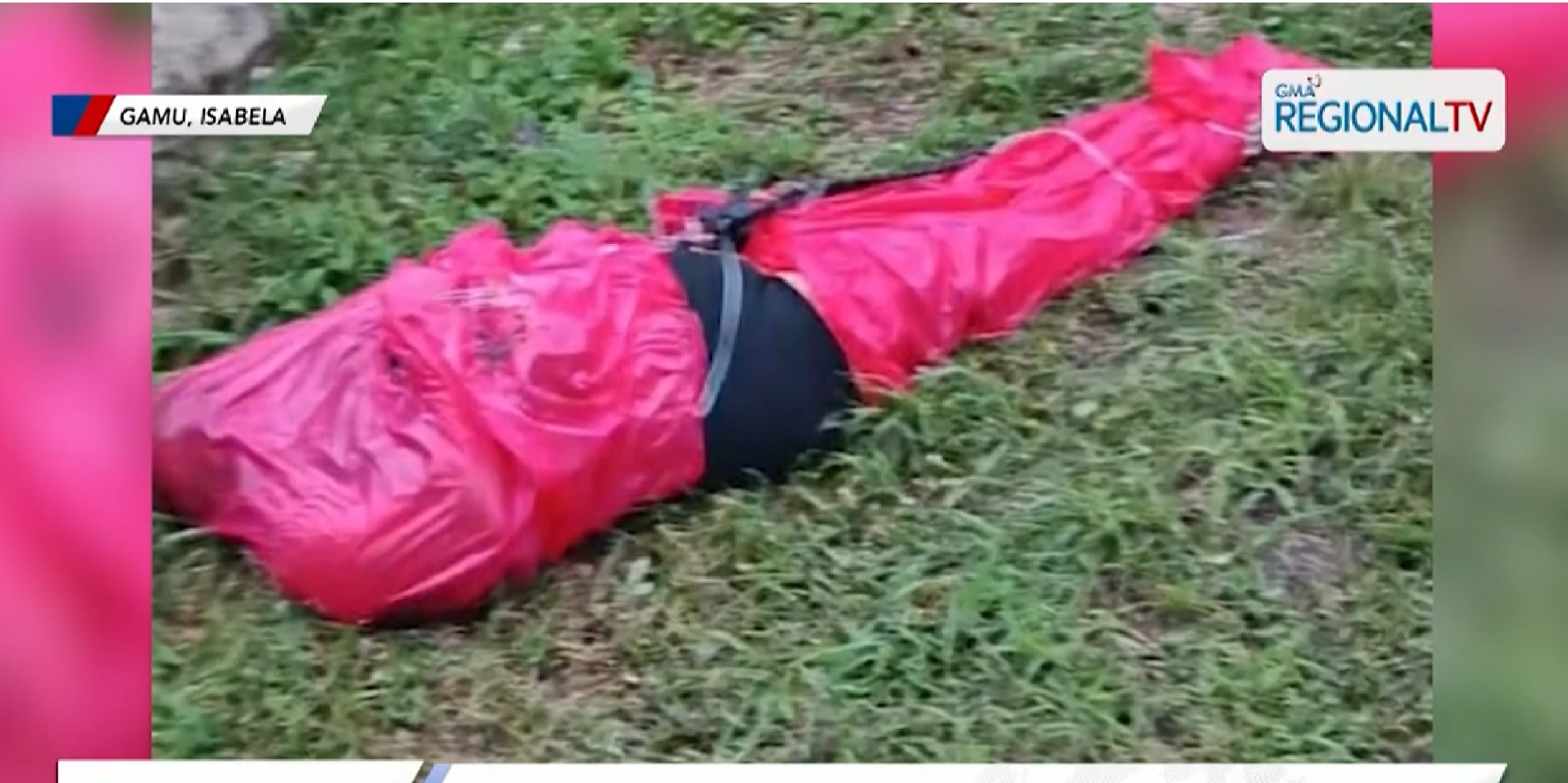 Bangkay ng babaeng nakabalot sa plastic, nakita sa gilid ng kalsada sa Gamu, Isabela