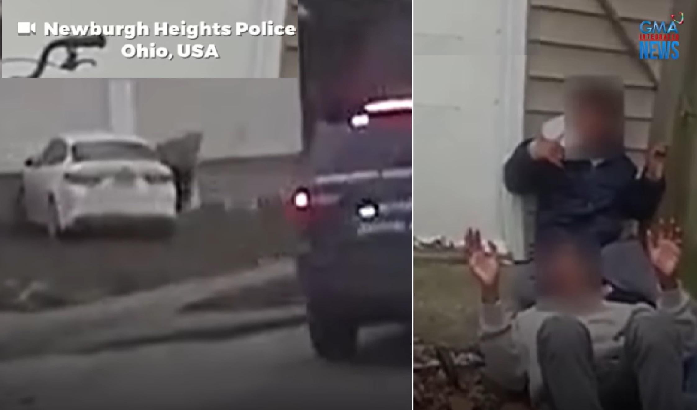 3 bata, tinugis ng mga pulis sakay sa tinangay nilang kotse sa US