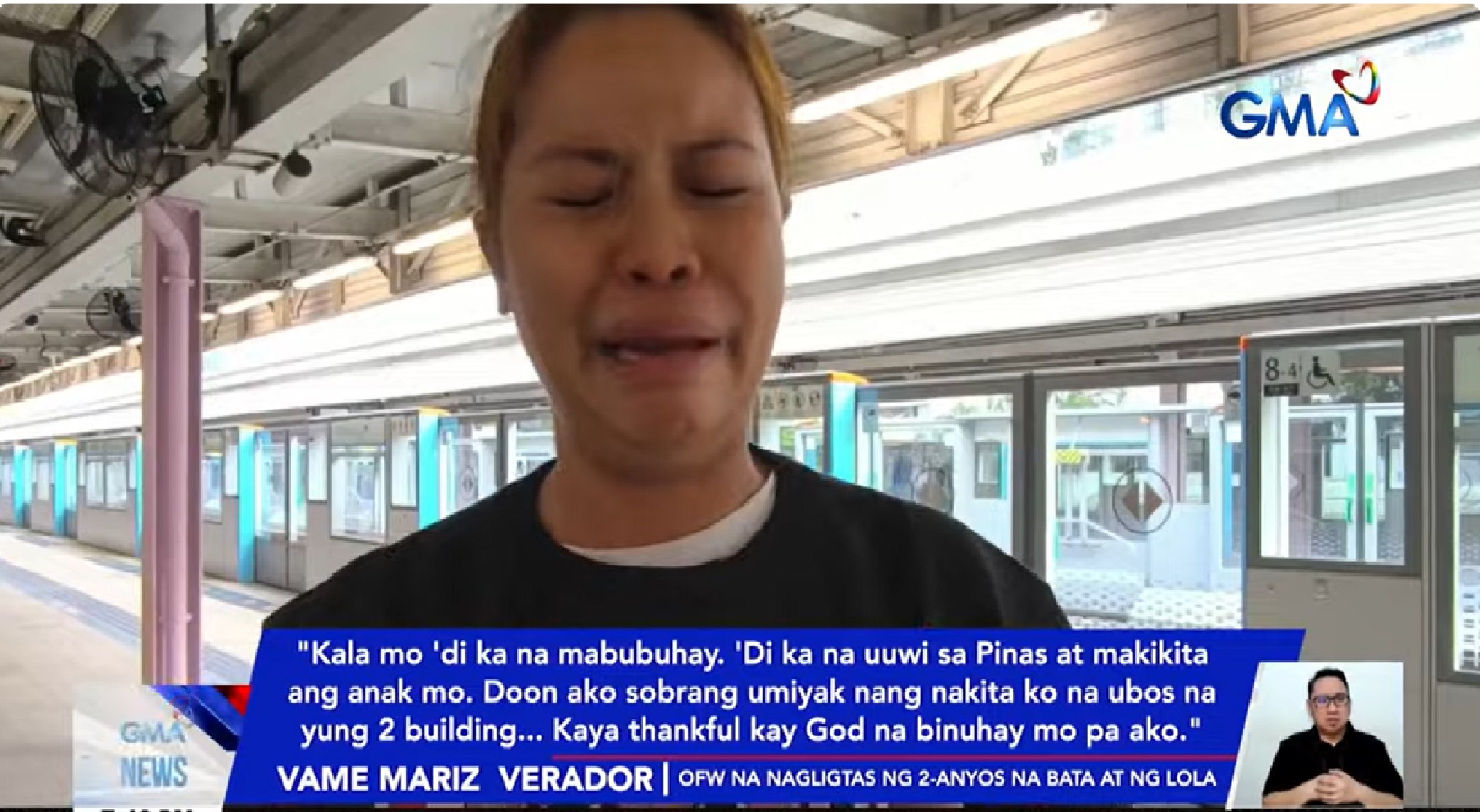 OFW, emosyonal na ikinuwento ang pagligtas sa alagang bata at lola sa sunog sa HK: ‘Kailangan naming mabuhay’