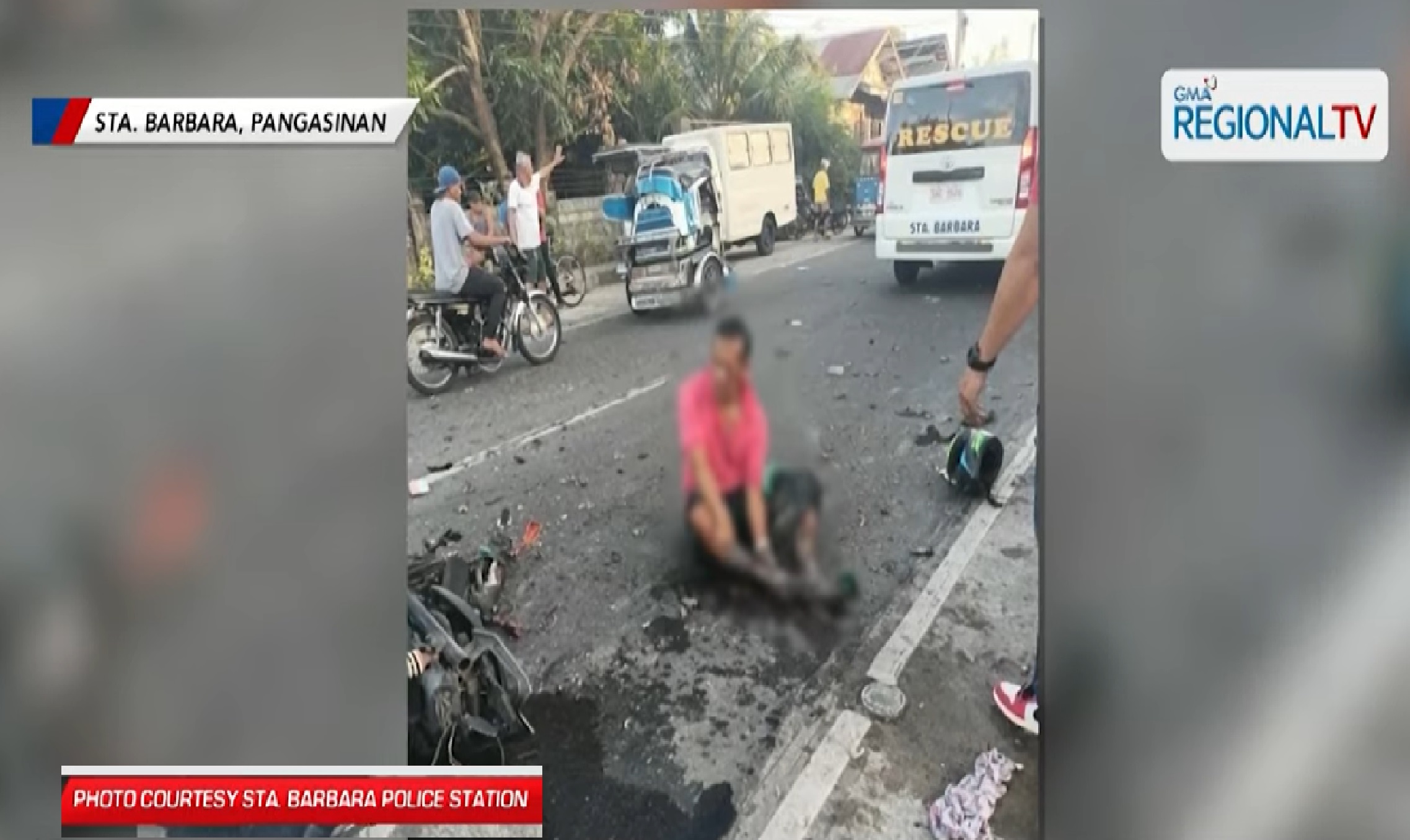 Mag-ama, sugatan matapos sumabog ang biniling mga paputok habang sakay ng motorsiklo