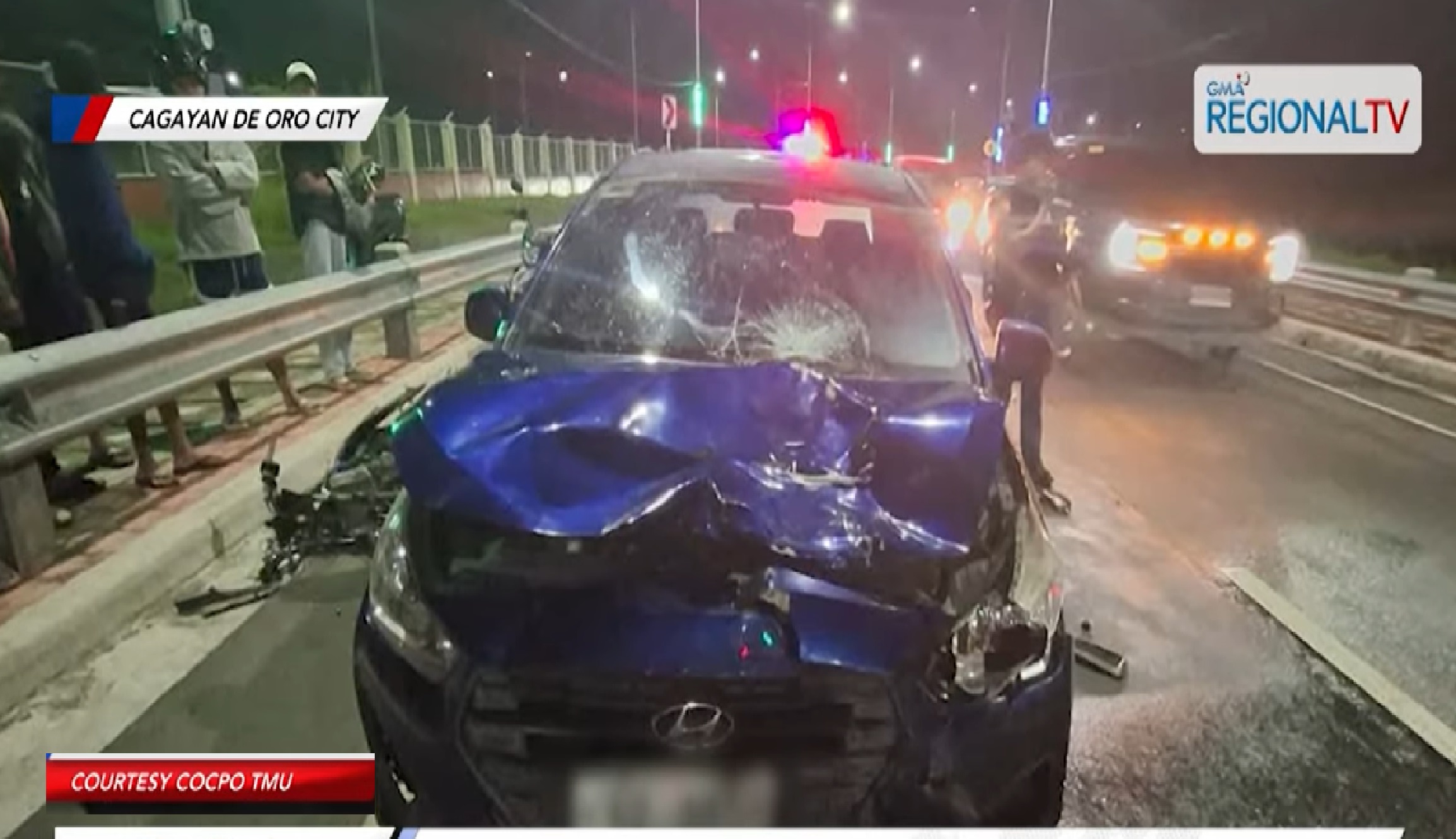 19-anyos na rider, patay matapos sumalpok sa kasalubong na kotse ang minamaneho niyang motorsiklo