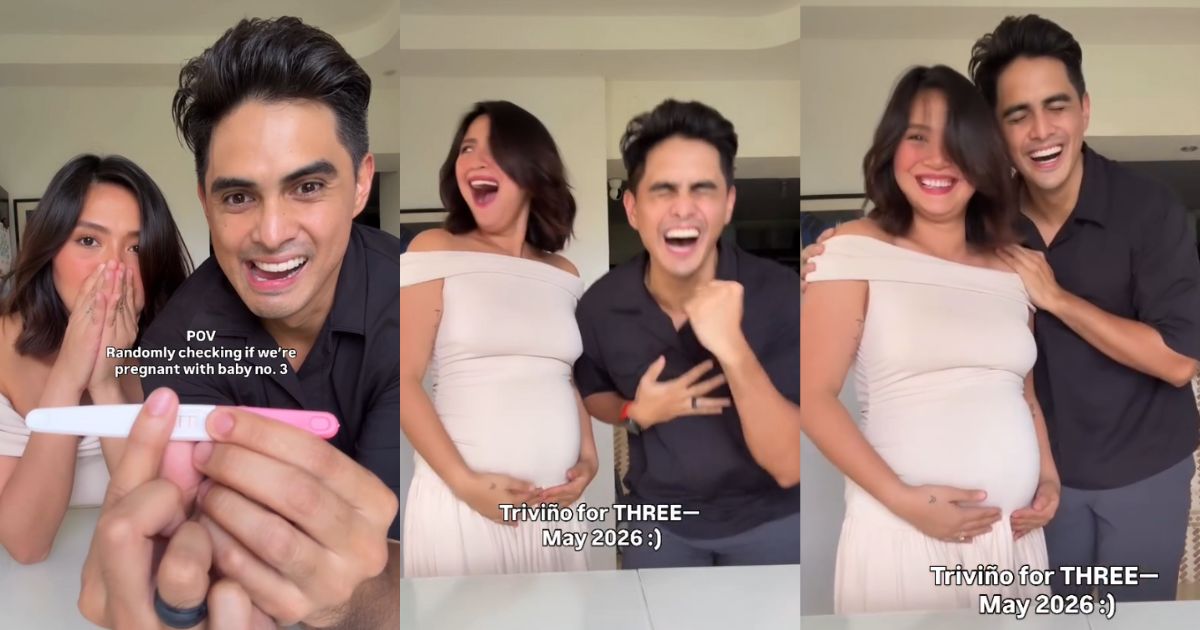 Joyce Pring, Juancho Triviño expecting third child