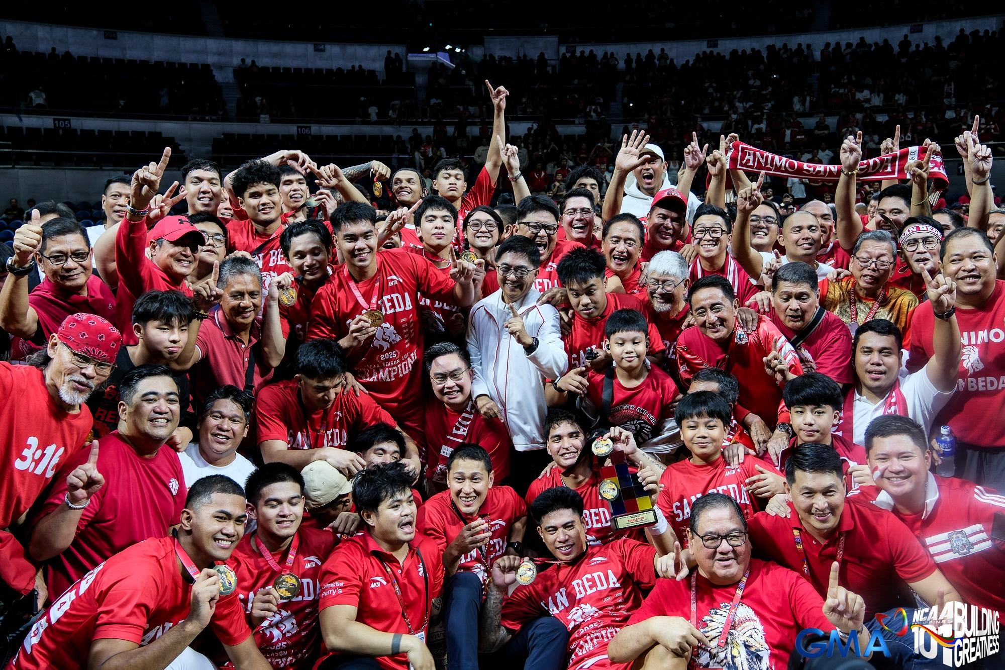 IN PHOTOS: San Beda Red Lions win 24th NCAA basketball title