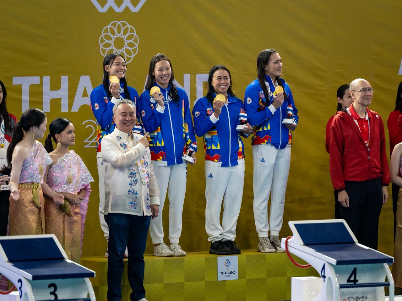 2025 SEA Games: PH women's 4x100m freestyle relay team wins gold 