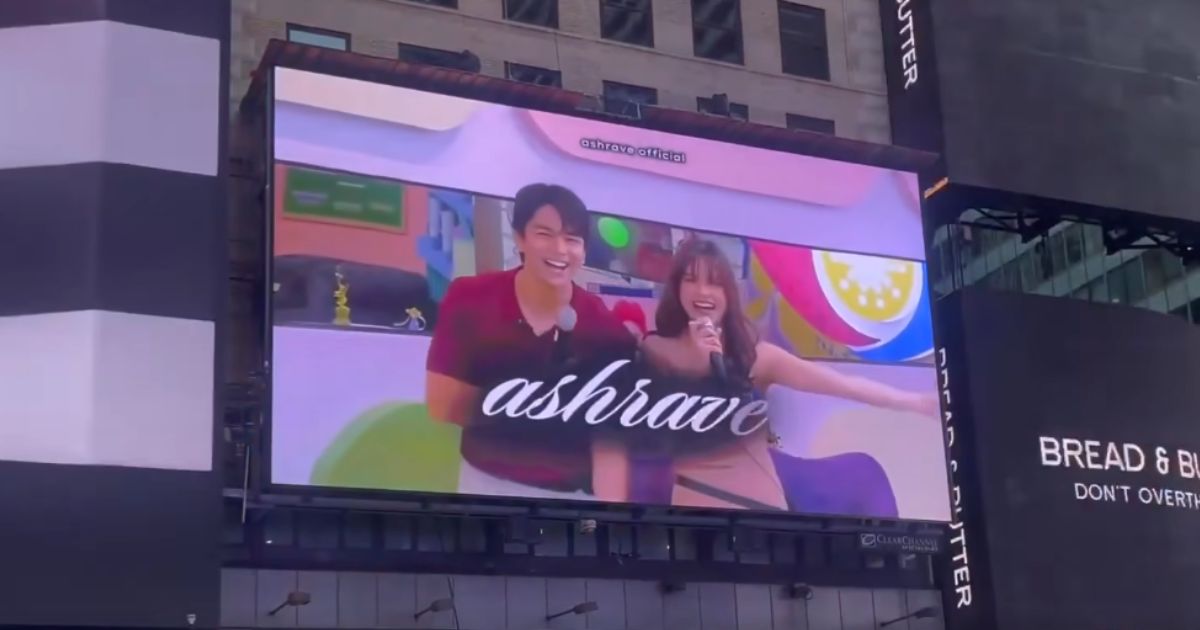 Ashley Sarmiento, Rave Victoria get Times Square billboard in New York