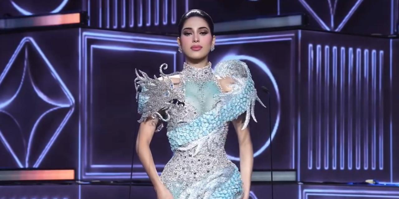 Miss Cosmo PH Chelsea Fernandez is a vision in blue for jury session