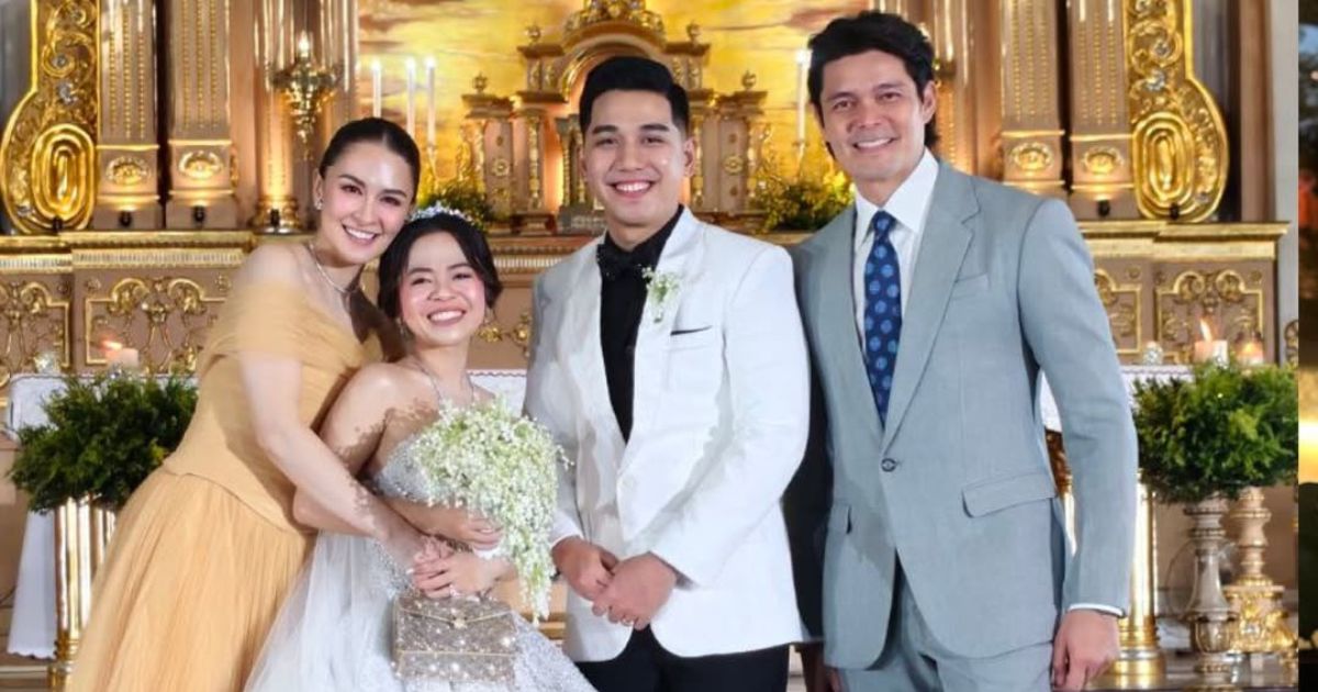 Marian Rivera, Dingdong Dantes glam up as godparents at Kiray Celis, Stephan Estopia's wedding