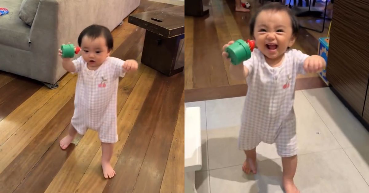 Drew Arellano, Iya Villania's daughter Anya is walking at 10 months old