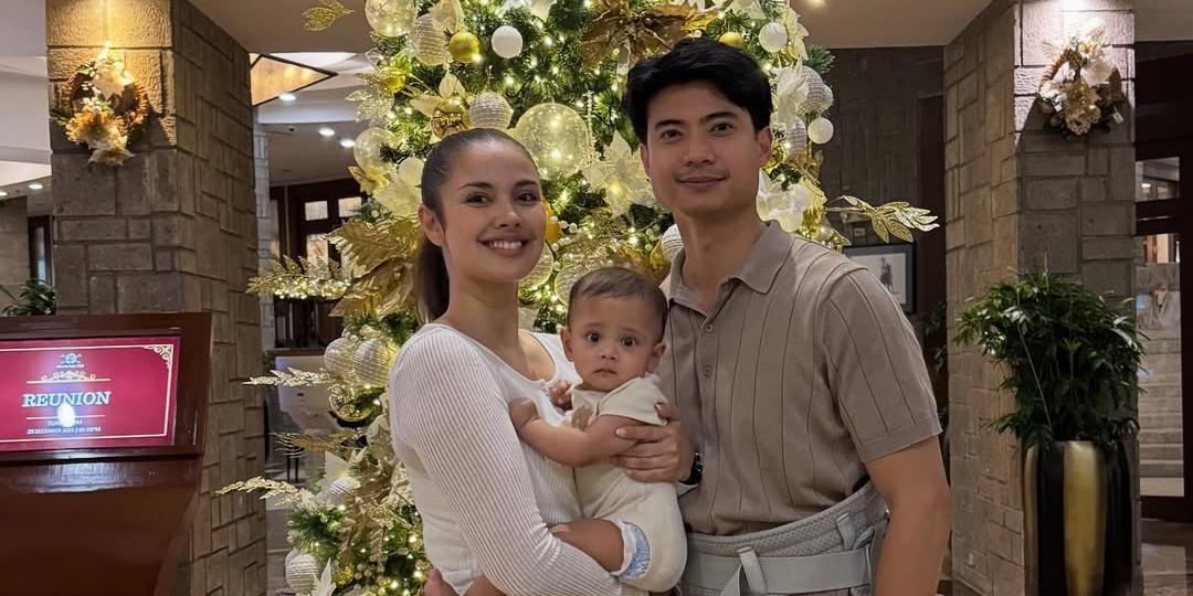 Megan Young, Mikael Daez mark first Christmas as parents