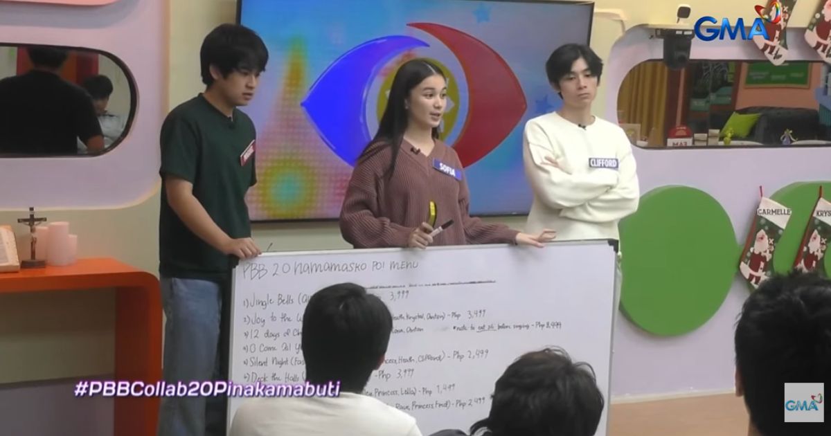 PBB Collab 2.0: Housemates take on caroling challenge for 8th weekly task