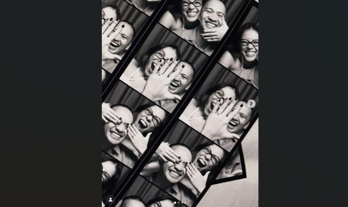 Rain Matienzo and her fiancé Gian Tayson