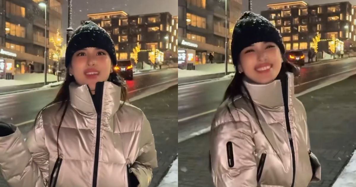 Shuvee Etrata shares first experience of snow in Japan