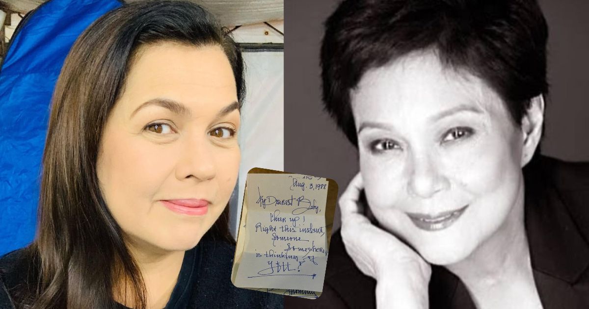 Nora Aunor’s cursive shines in handwritten 1988 note shared by Lotlot De Leon
