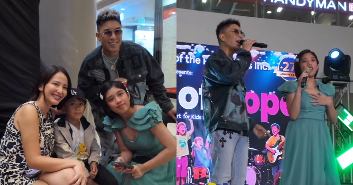 Kris Lawrence, daughter Katie sing at Christmas concert together