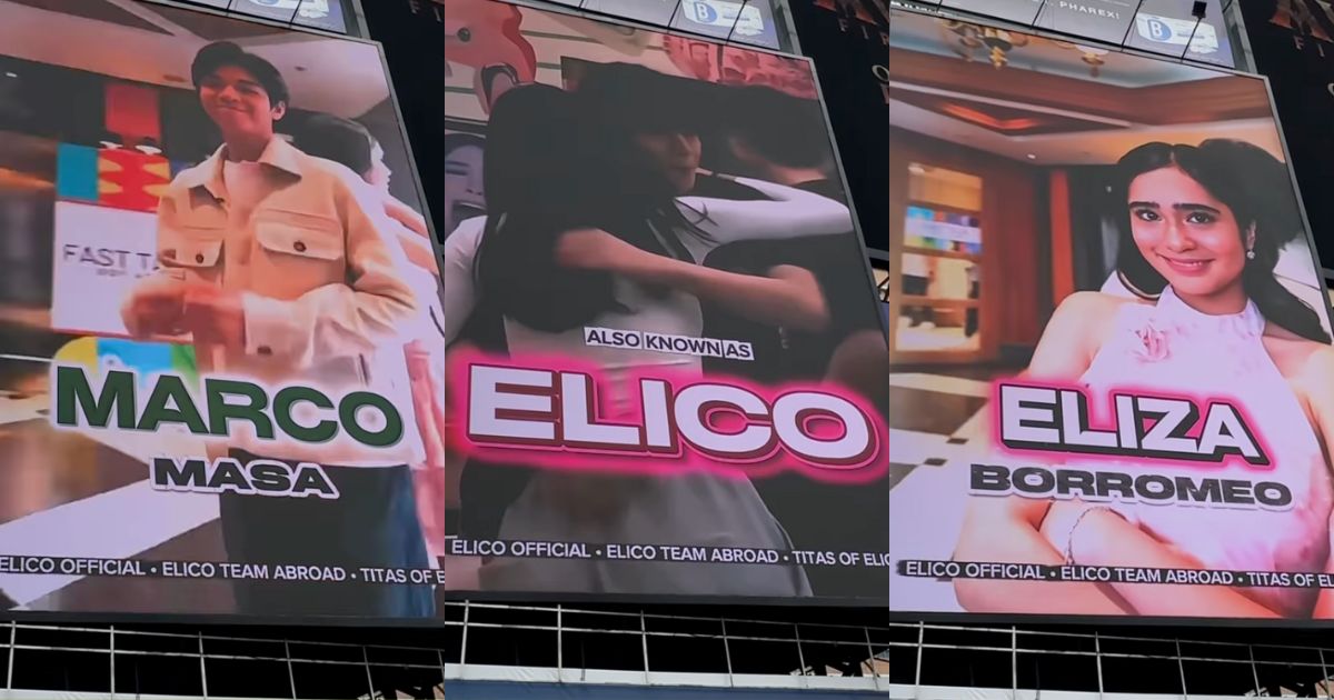 Marco Masa, Eliza Borromeo mark first Guadalupe billboard appearance together