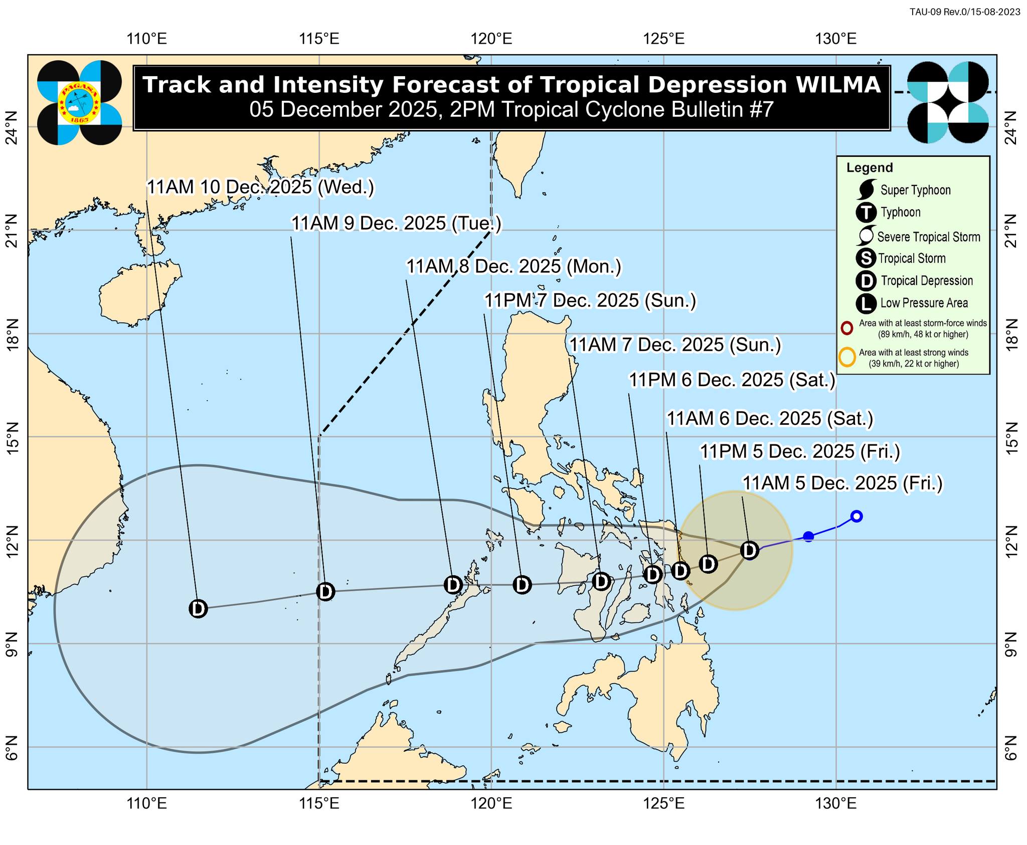 21 areas still under Signal No. 1 as Wilma slows down but holds strength