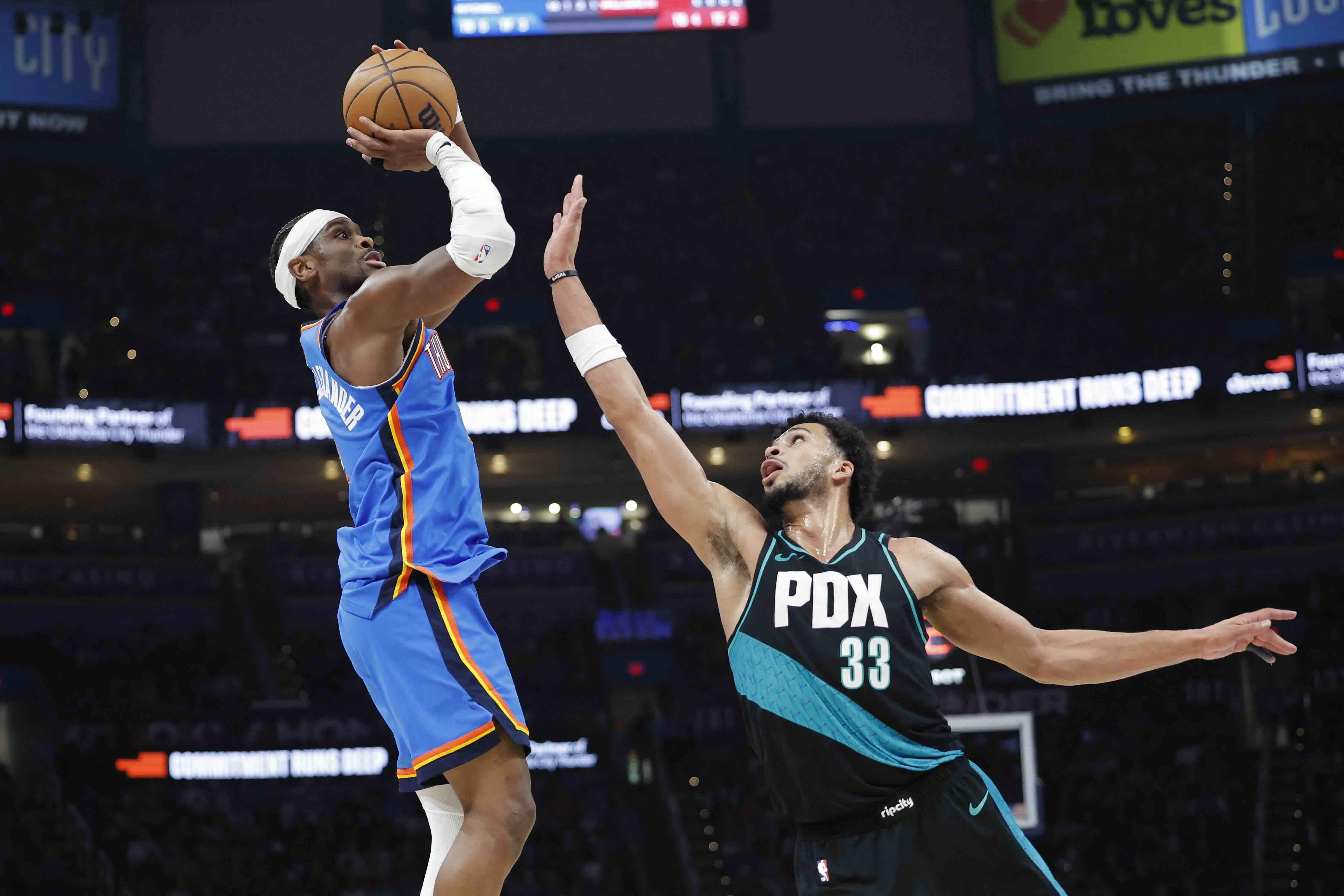 NBA: Shai Gilgeous-Alexander scores 30 as Thunder breeze past Blazers