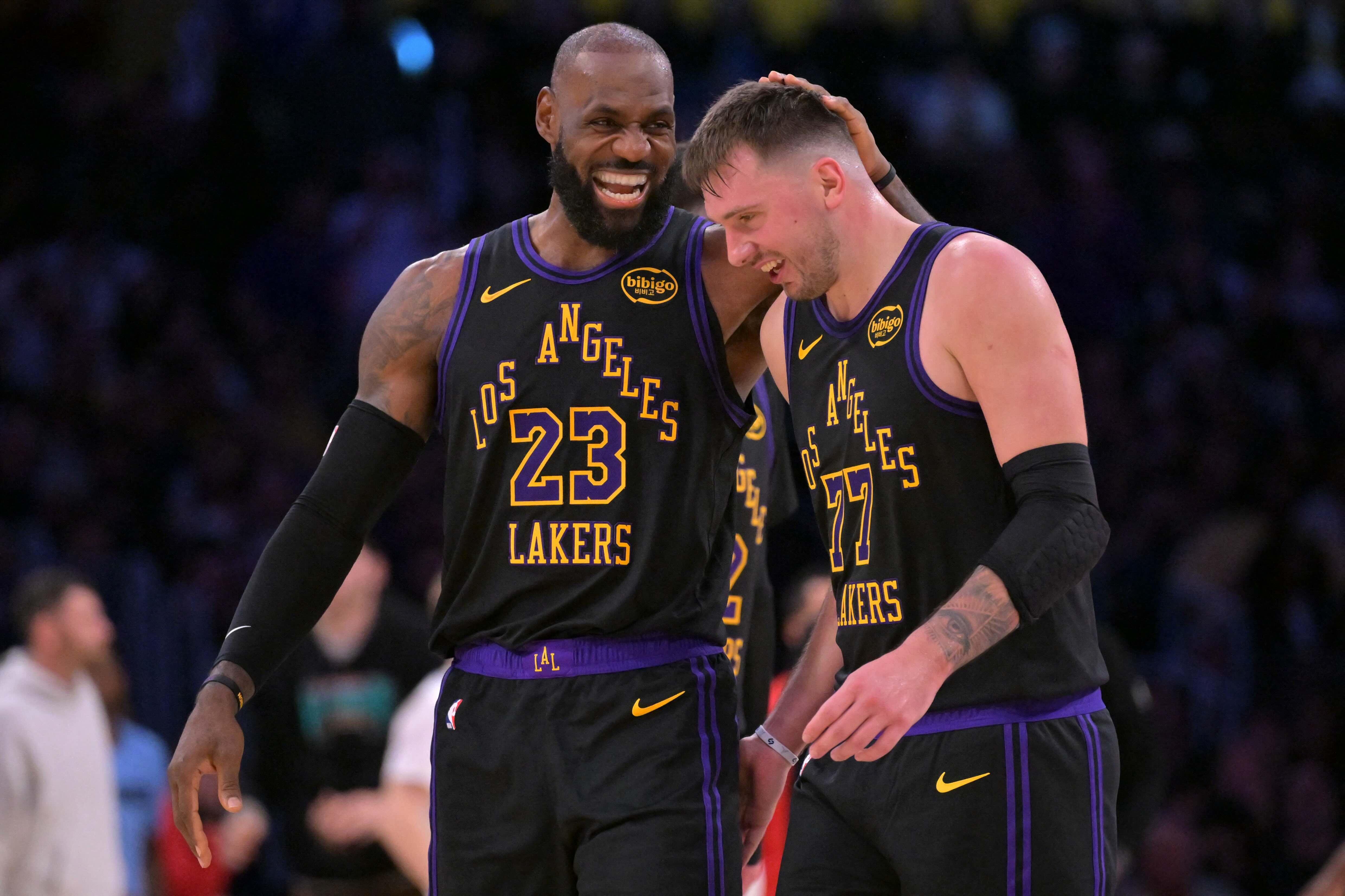 NBA: Luka Doncic, LeBron James carry Lakers in win vs. Grizzlies
