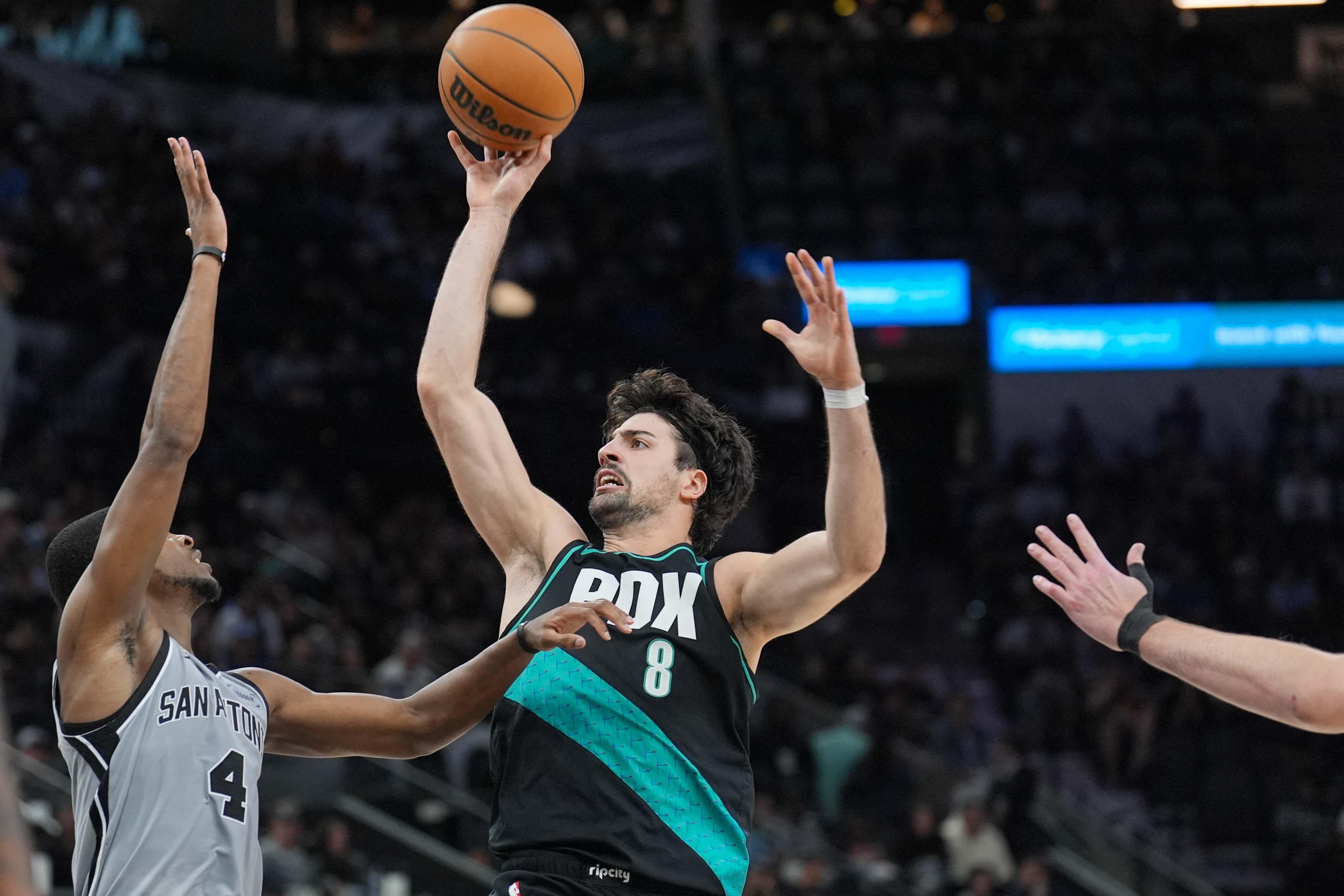 NBA: Deni Avdija"s triple-double helps push Trail Blazers past shorthanded Spurs