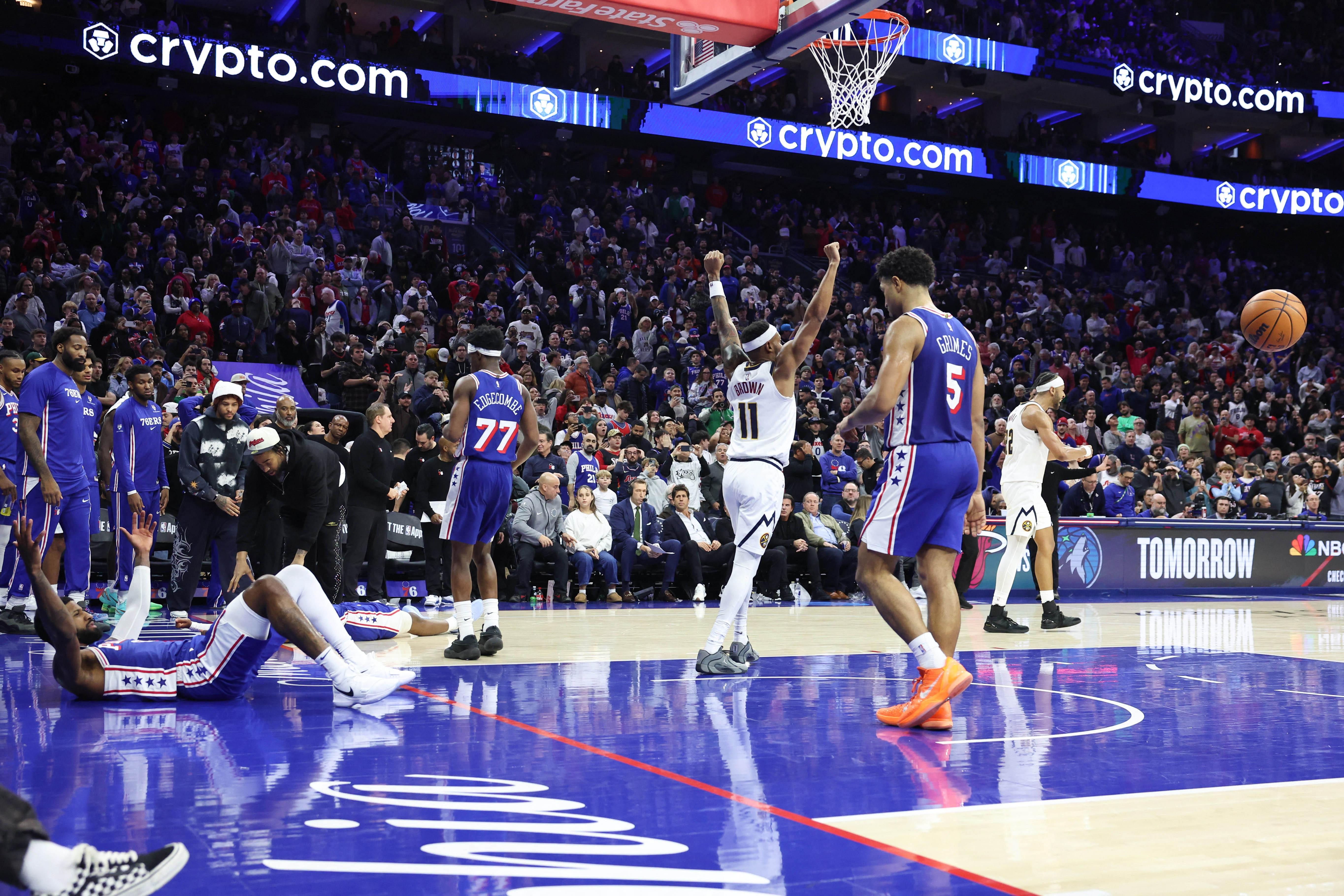 NBA: Heavily depleted Nuggets come away with OT win over 76ers