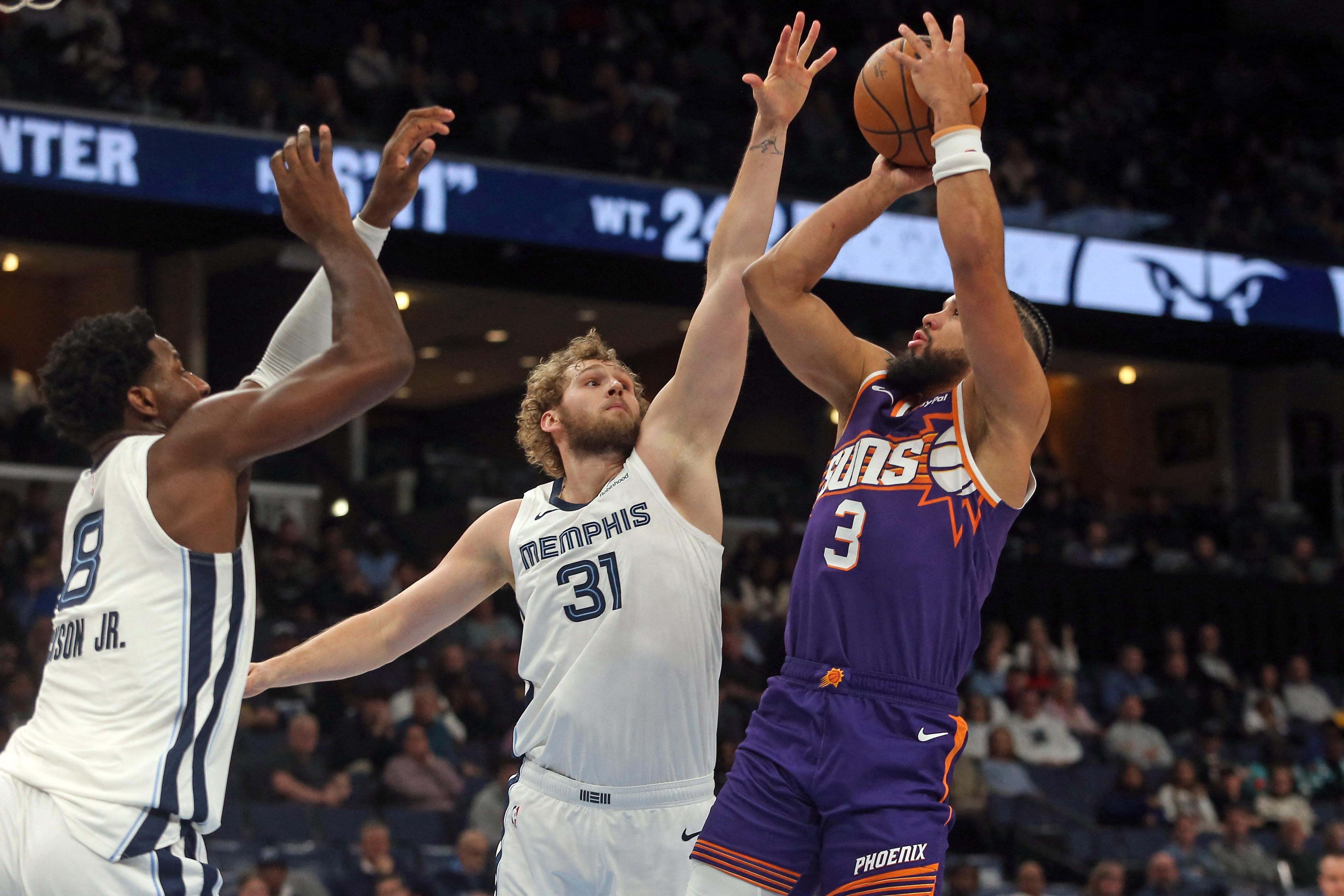 NBA: Suns nail 22 3-pointers to beat Grizzlies, end series skid