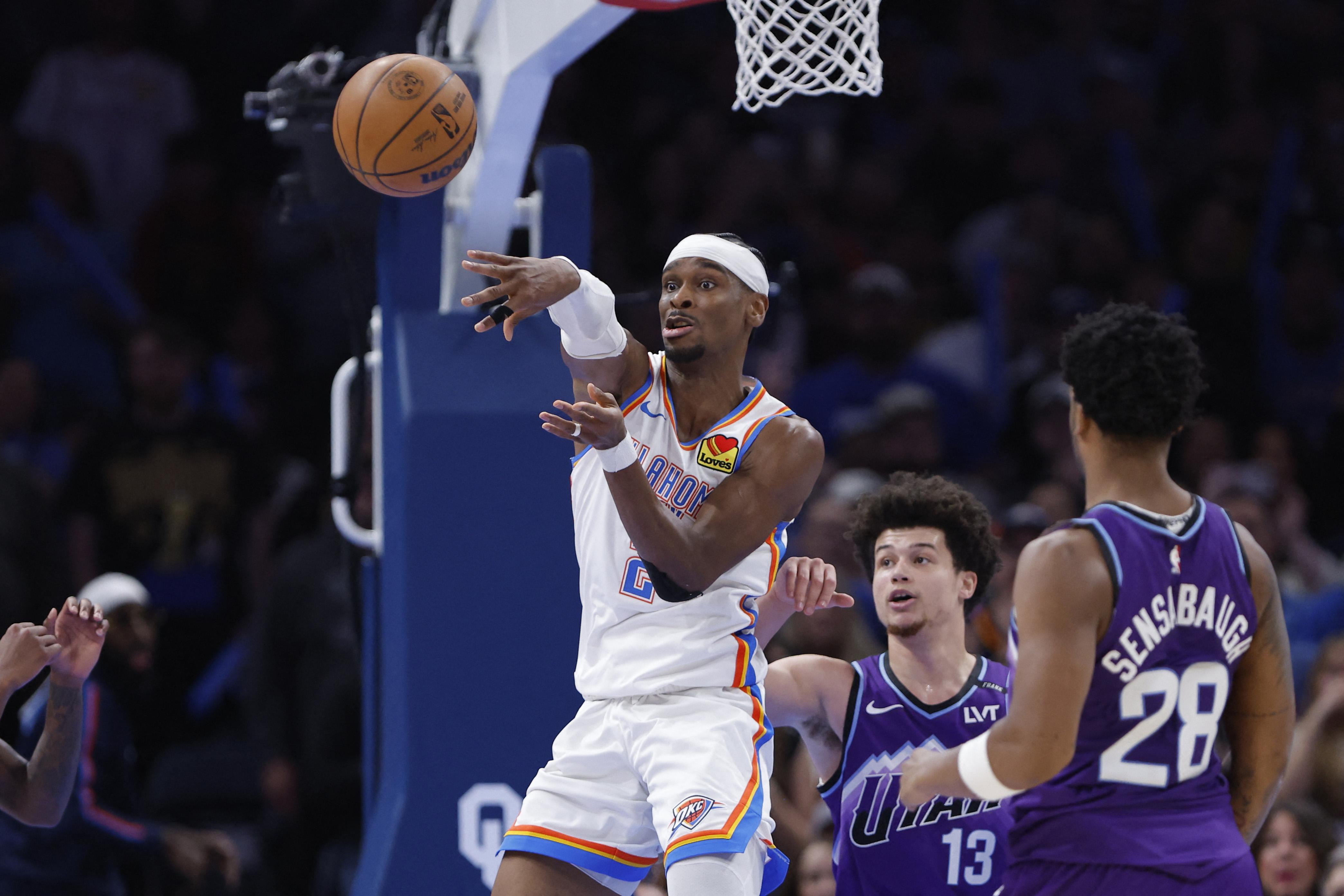 NBA: Shai Gilgeous-Alexander scores 46, helps Thunder snap skid in OT vs. Jazz