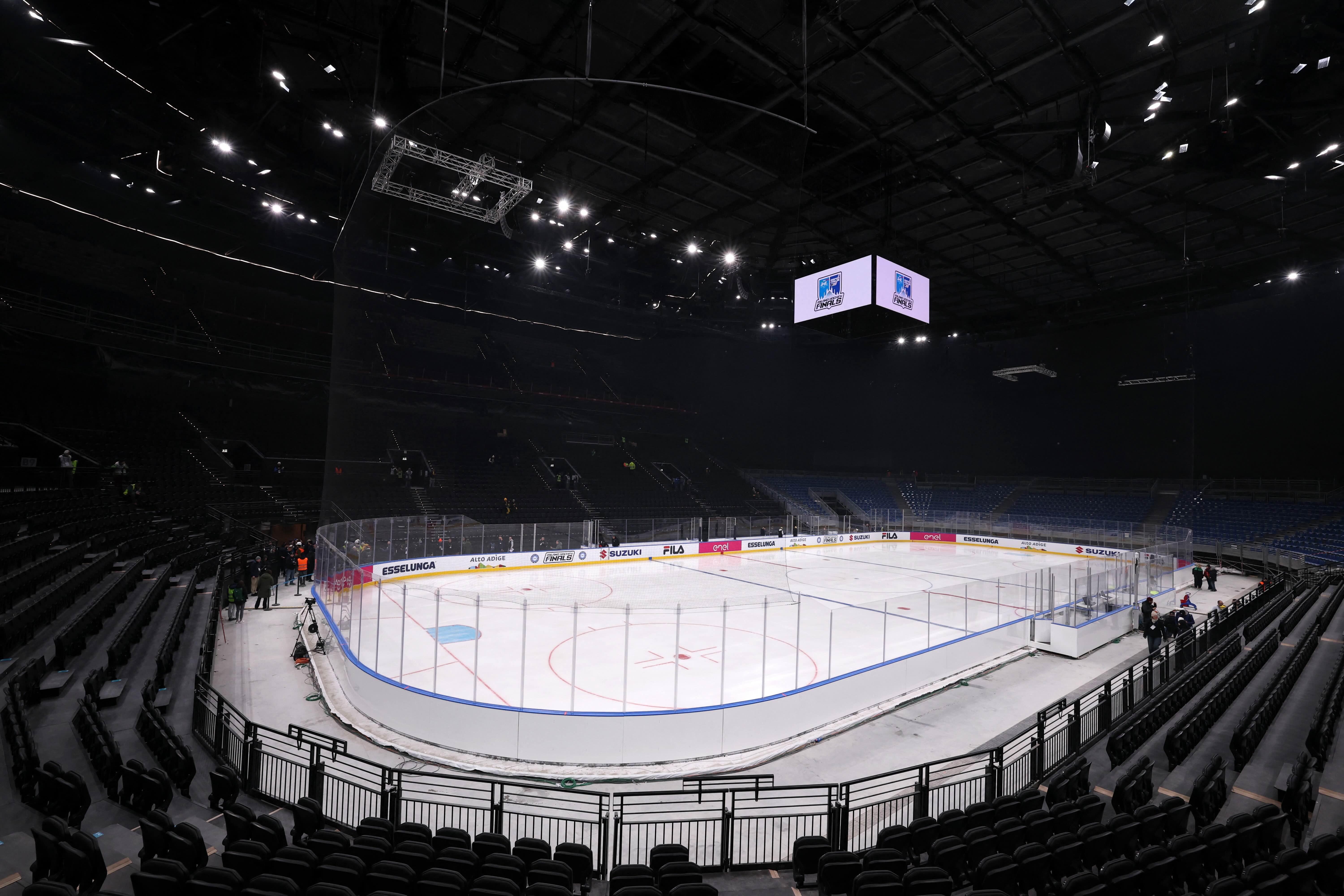 Delayed Milan Winter Olympics ice hockey venue finally opens