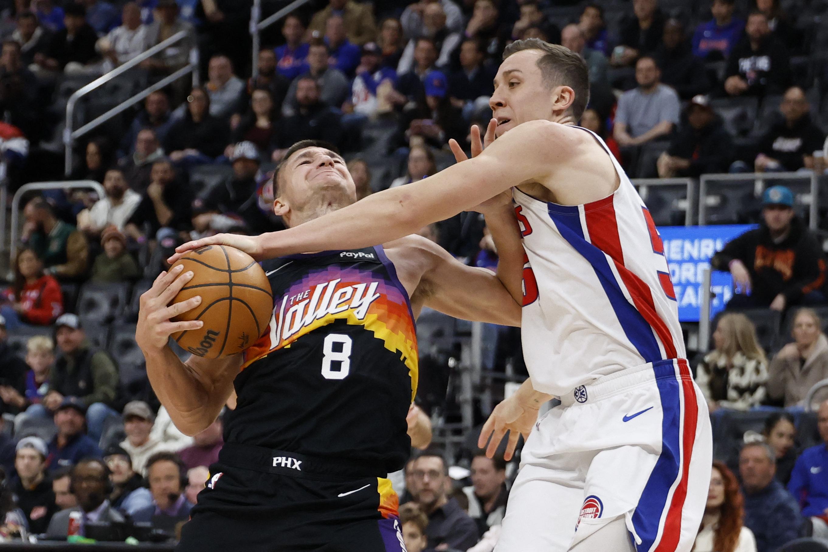 NBA: Pistons turn back pesky Suns