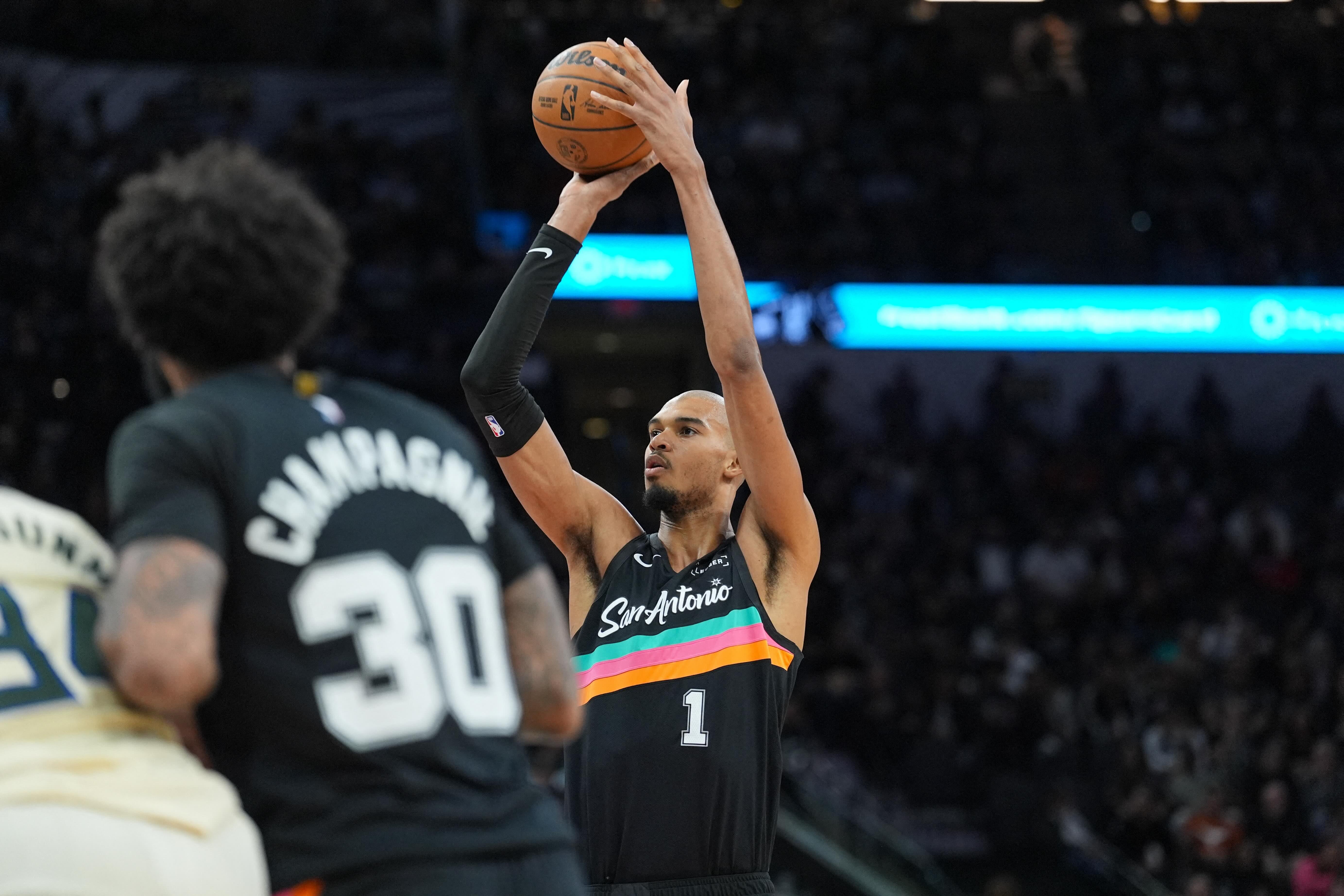 NBA: Wembanyama heads balanced Spurs attack in runaway win over Bucks