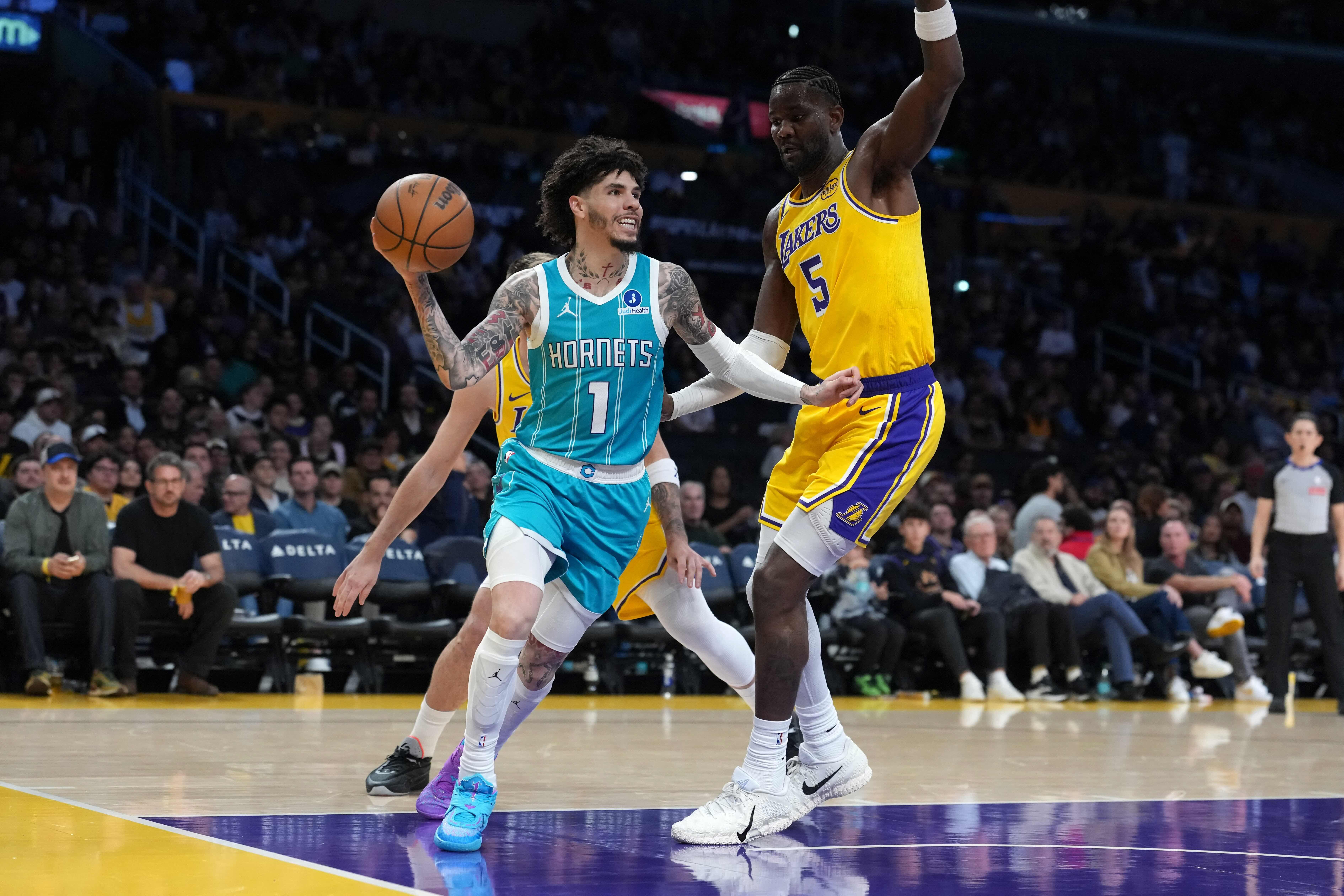 NBA: Lakers keep stumbling, fall to LaMelo Ball, Hornets at home