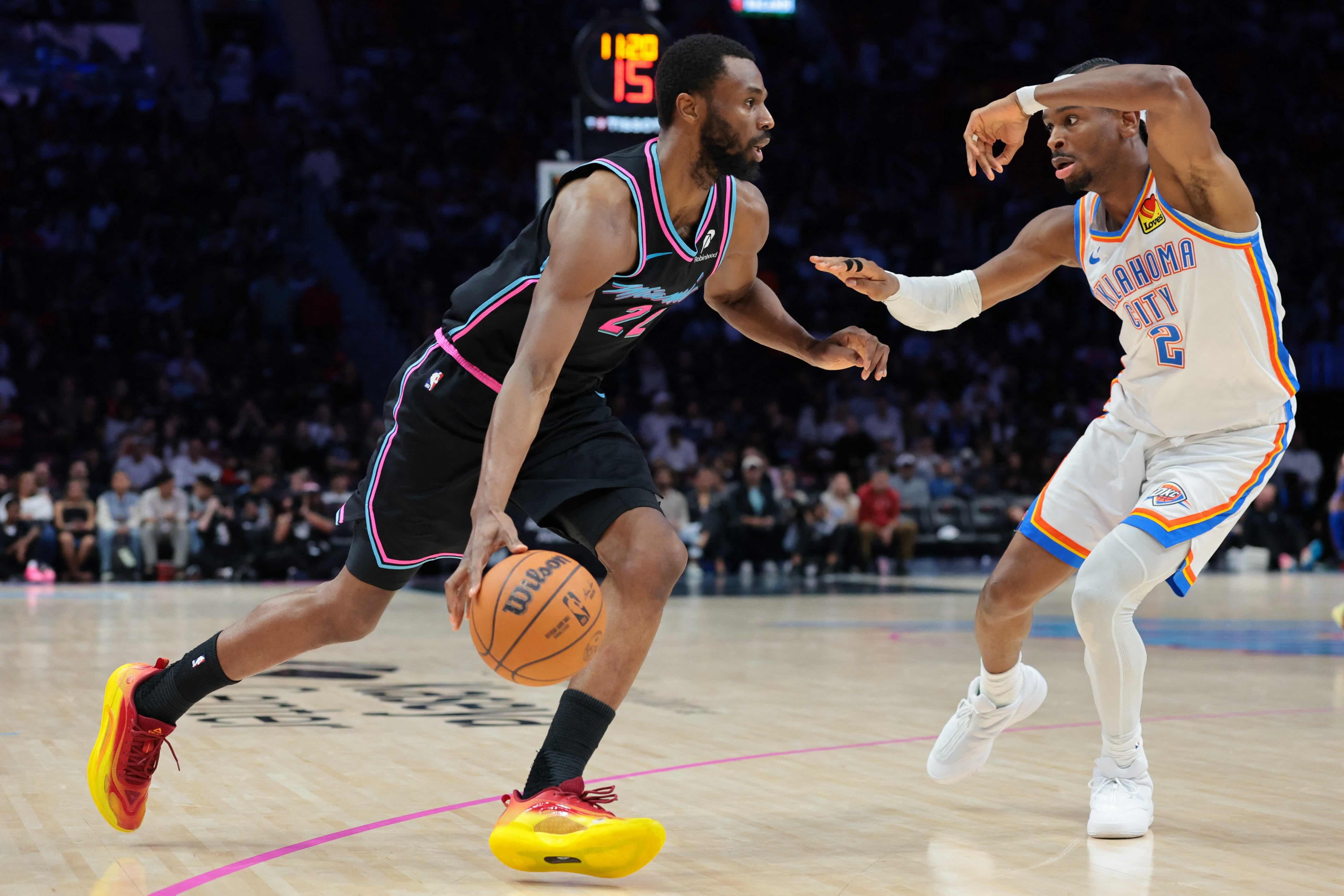 NBA: Heat use late Andrew Wiggins 3 to beat Thunder