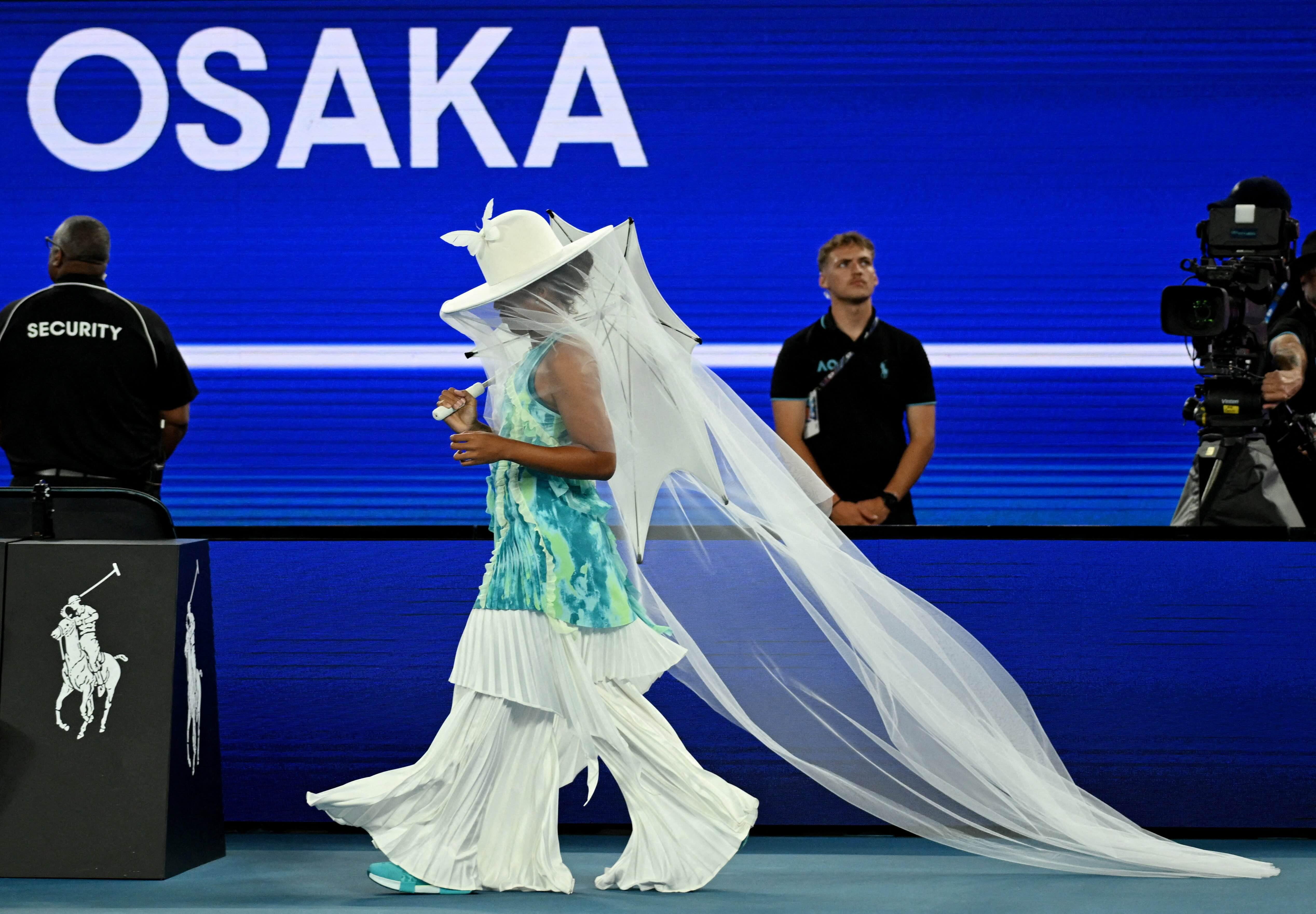 Naomi Osaka opens 'jellyfish season' with stylish win at Australian Open