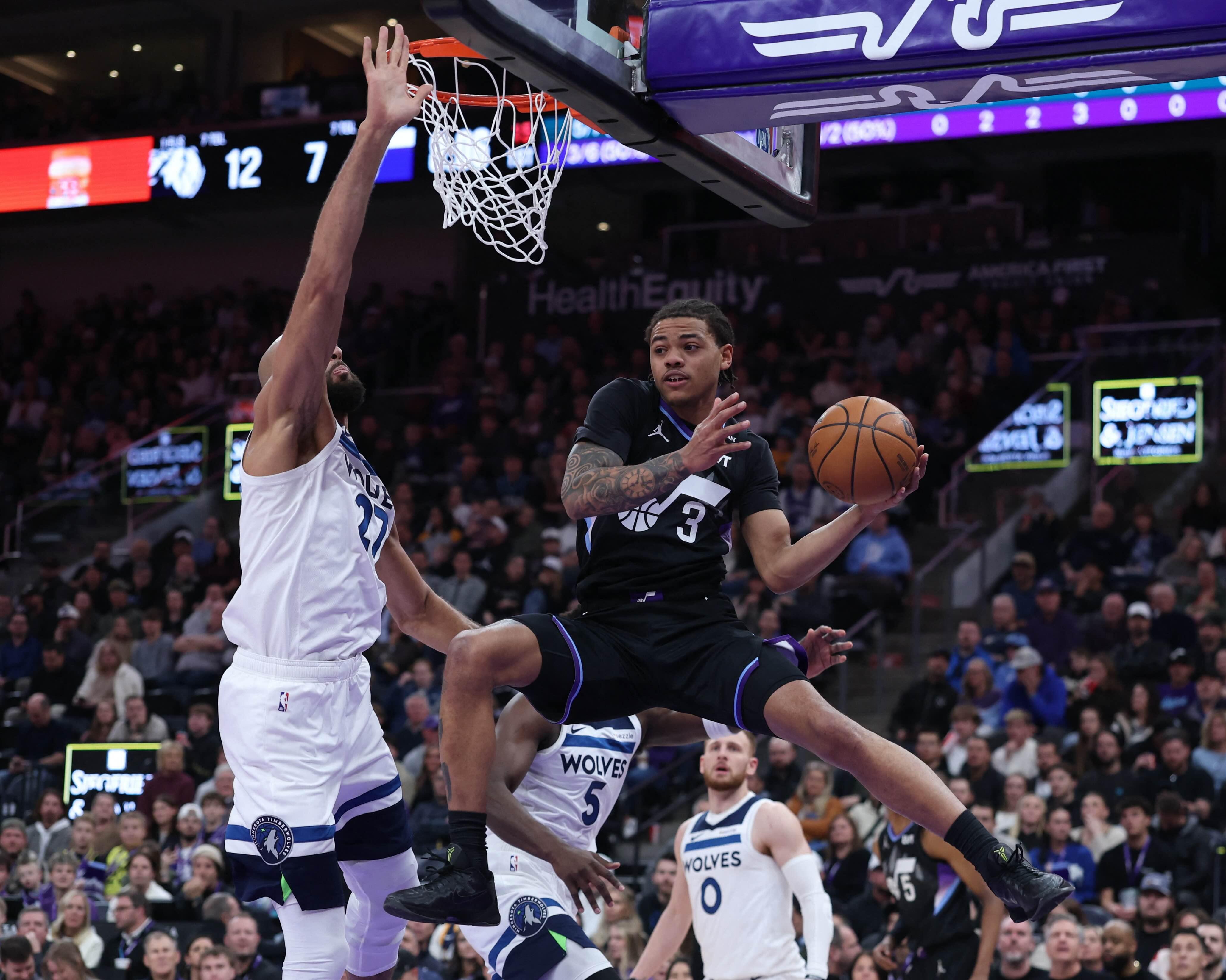 NBA: Keyonte George's career-high 43 points help Jazz rally past Timberwolves