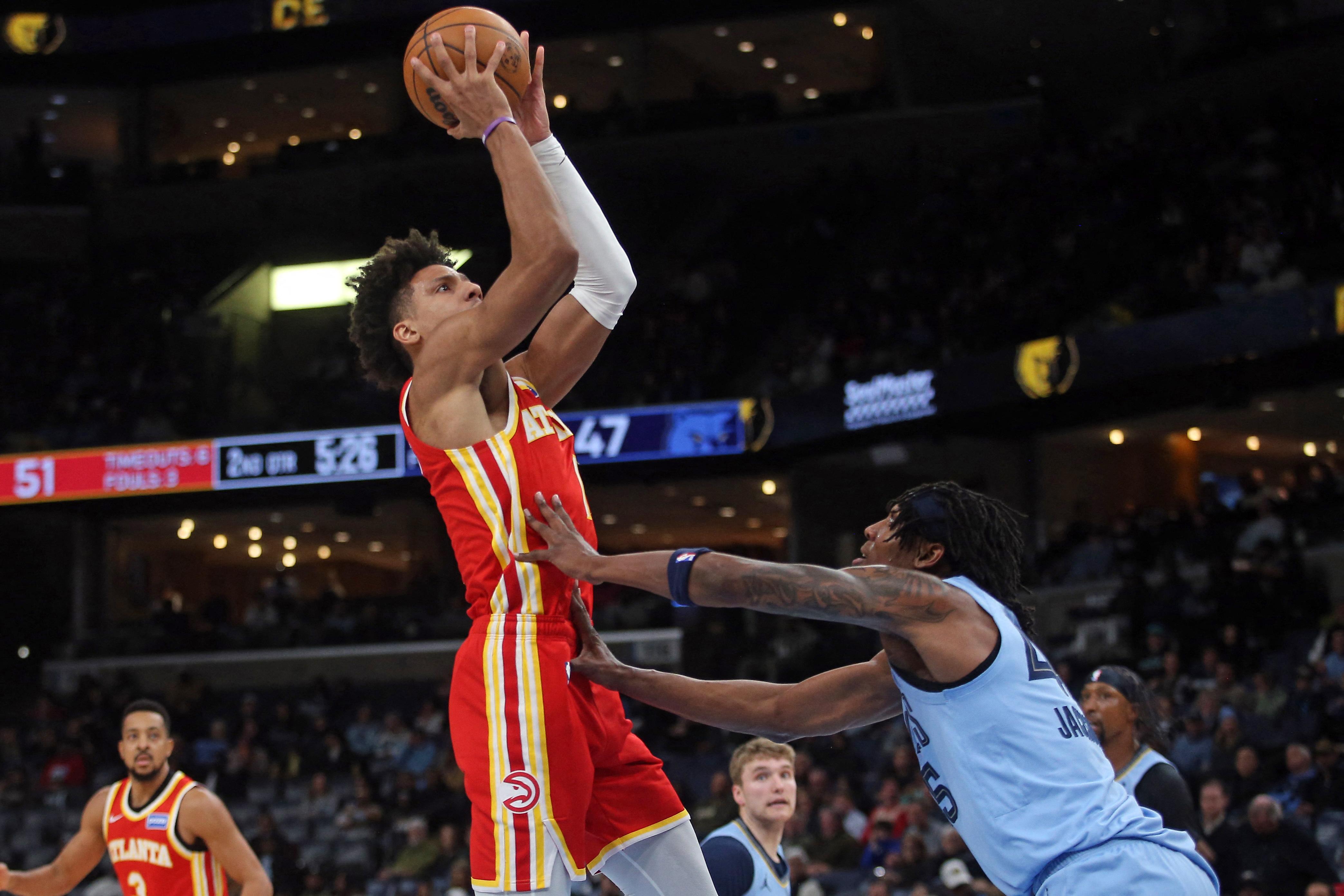 NBA: Jalen Johnson, Hawks edge Grizzlies to halt skid
