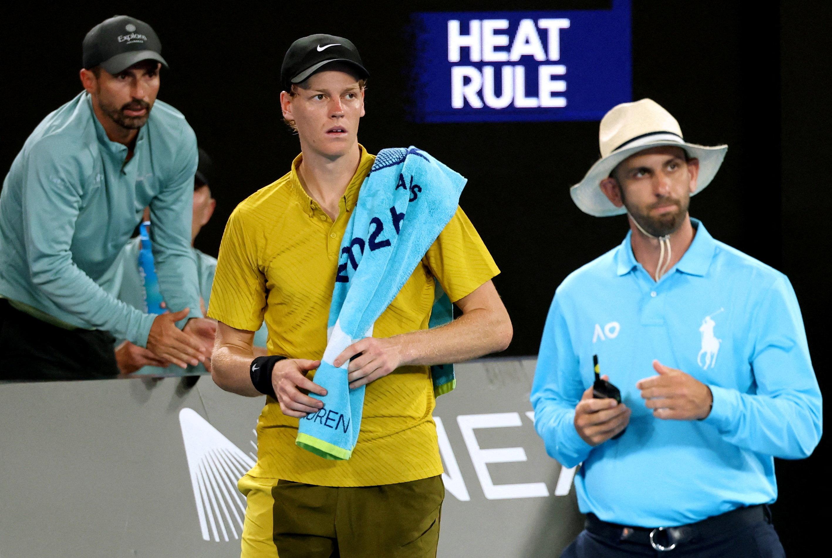 Sinner survives as Australian Open bakes in extreme heat