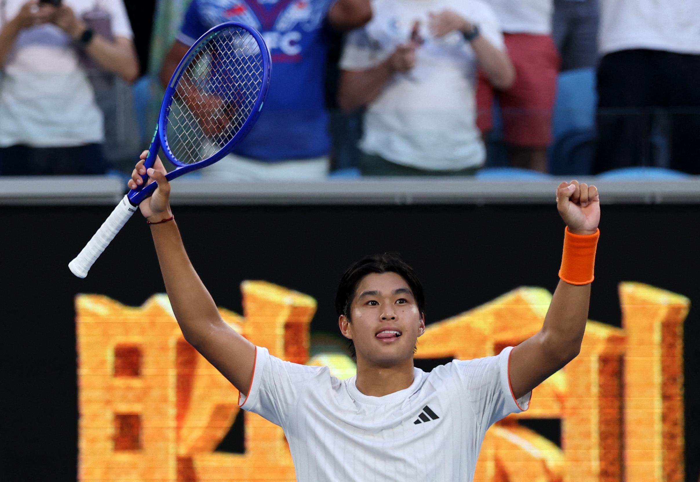 Tien upsets Medvedev again at Australian Open in straight-sets win