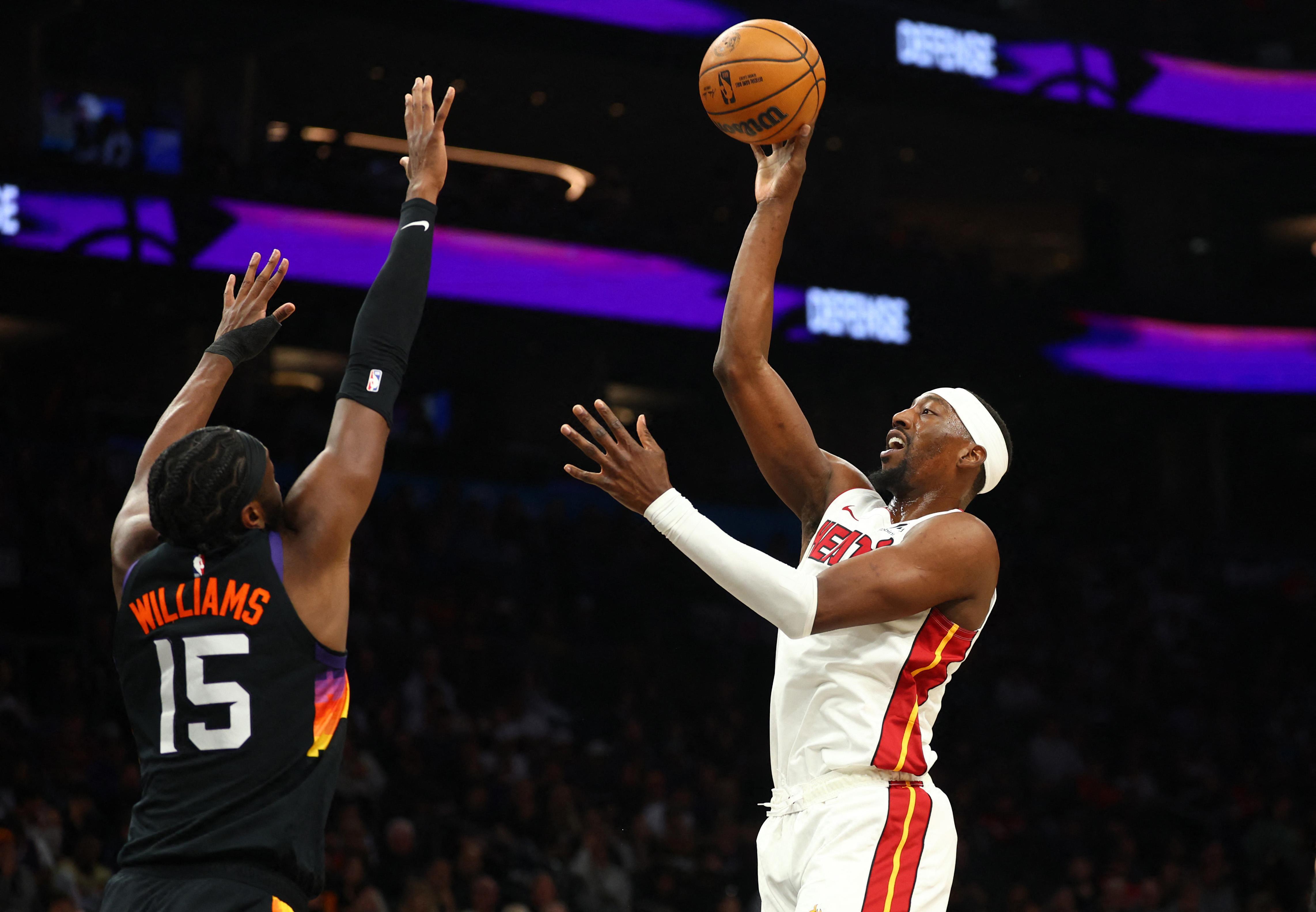 NBA: Bam Adebayo of the Miami Heat