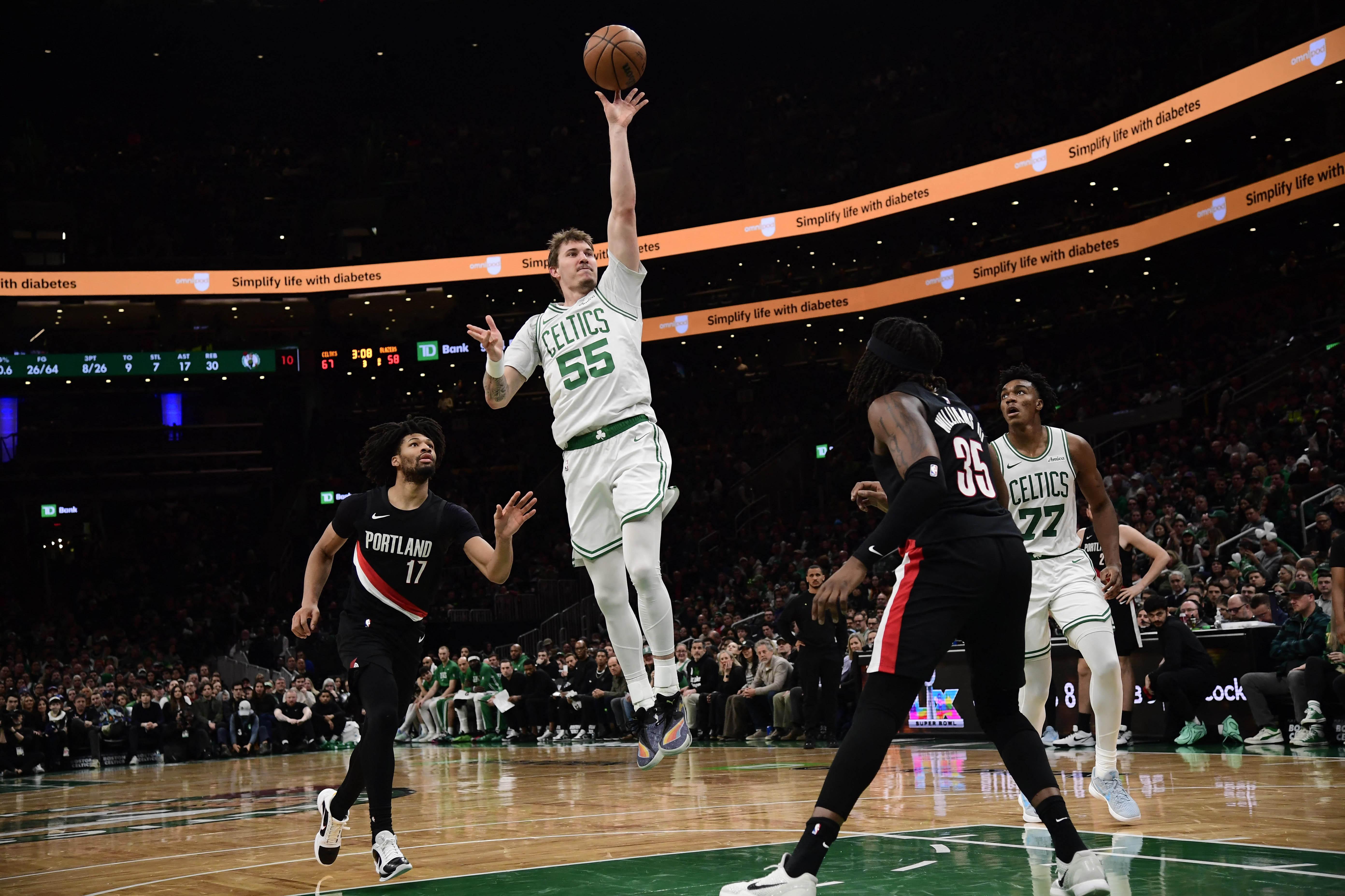 NBA: Baylor Scheierman of the Boston Celtics
