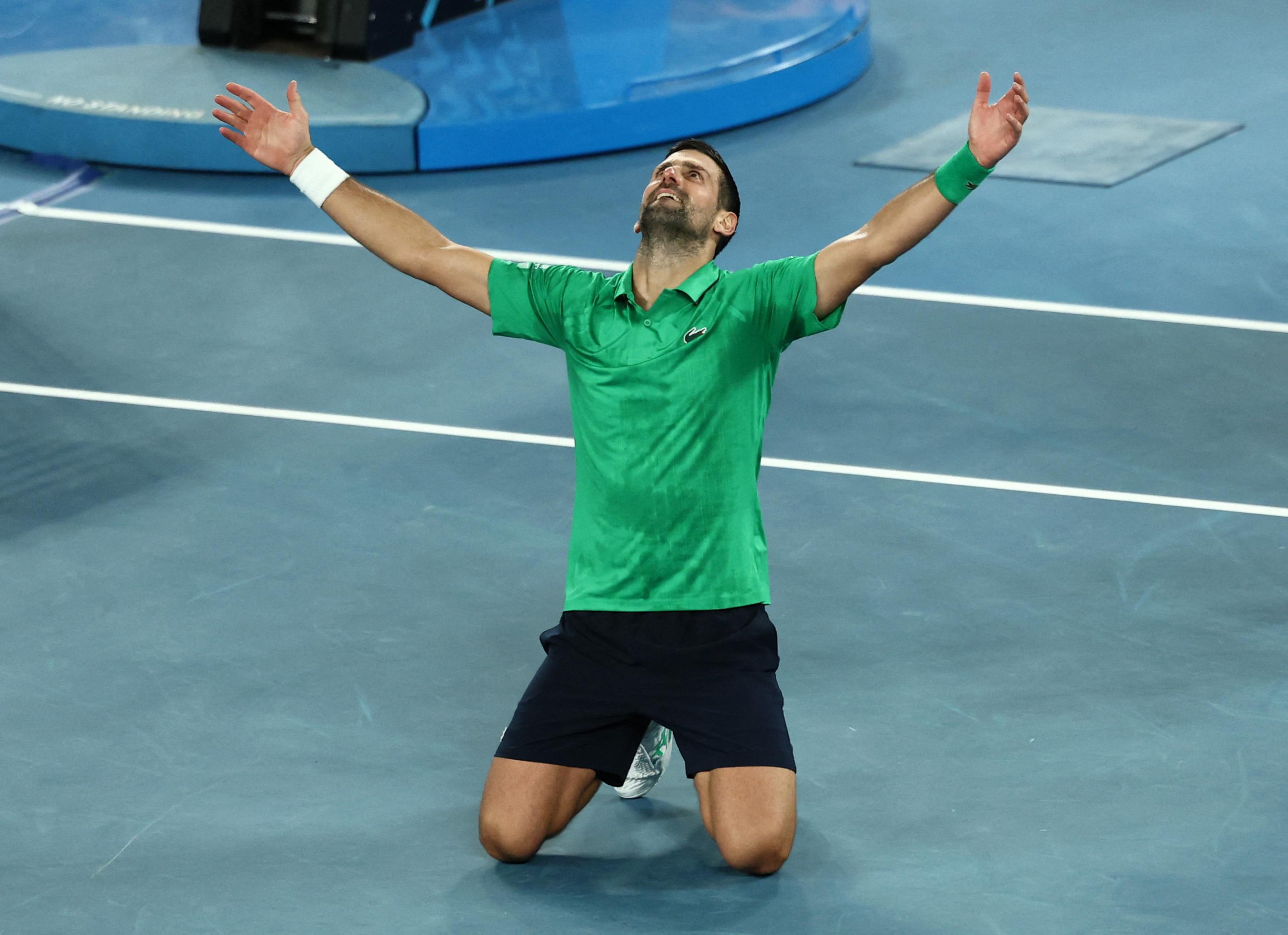 Djokovic thanks doubters for motivation after reaching Australian Open final