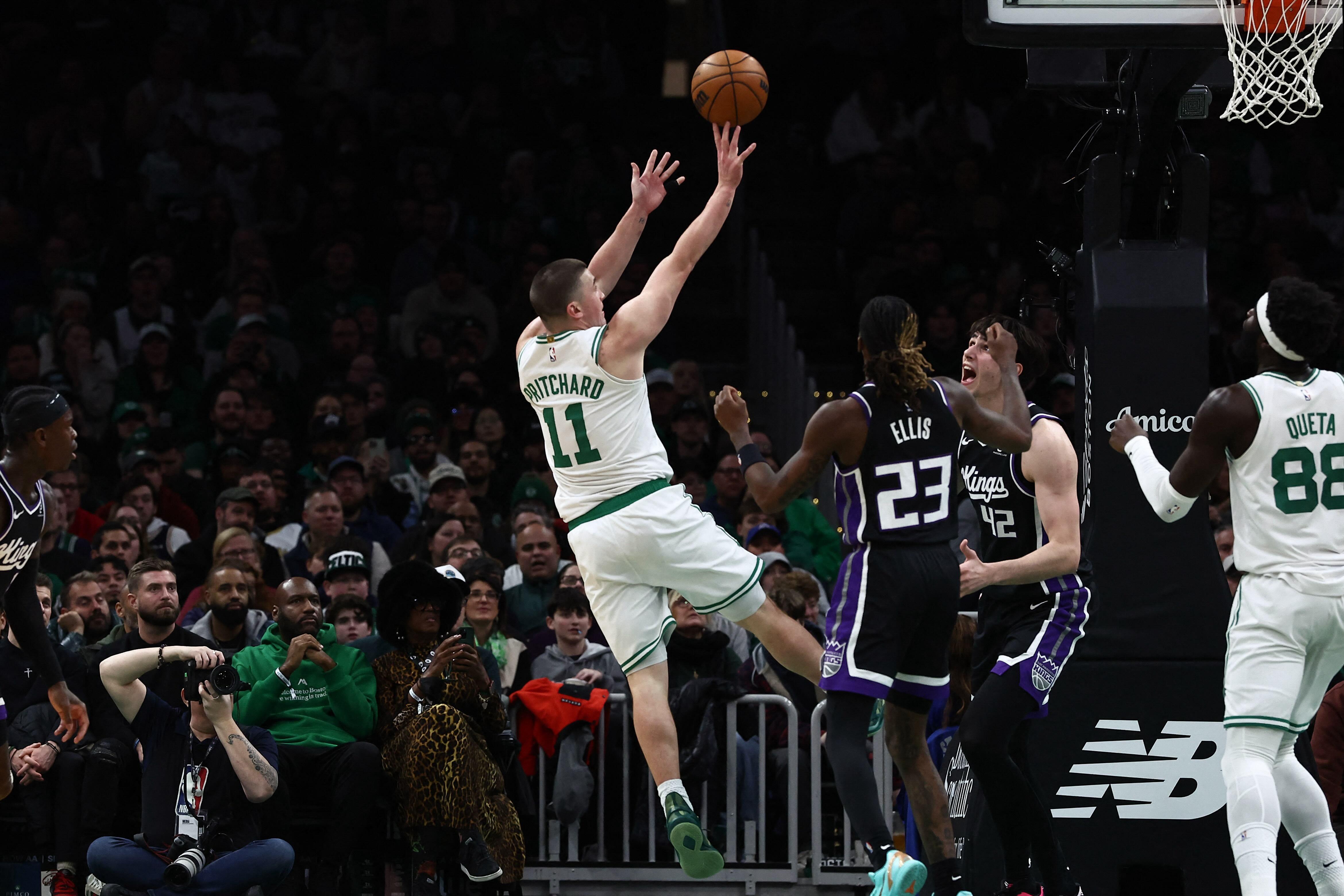 NBA: Payton Pritchard, Celtics steamroll floundering Kings